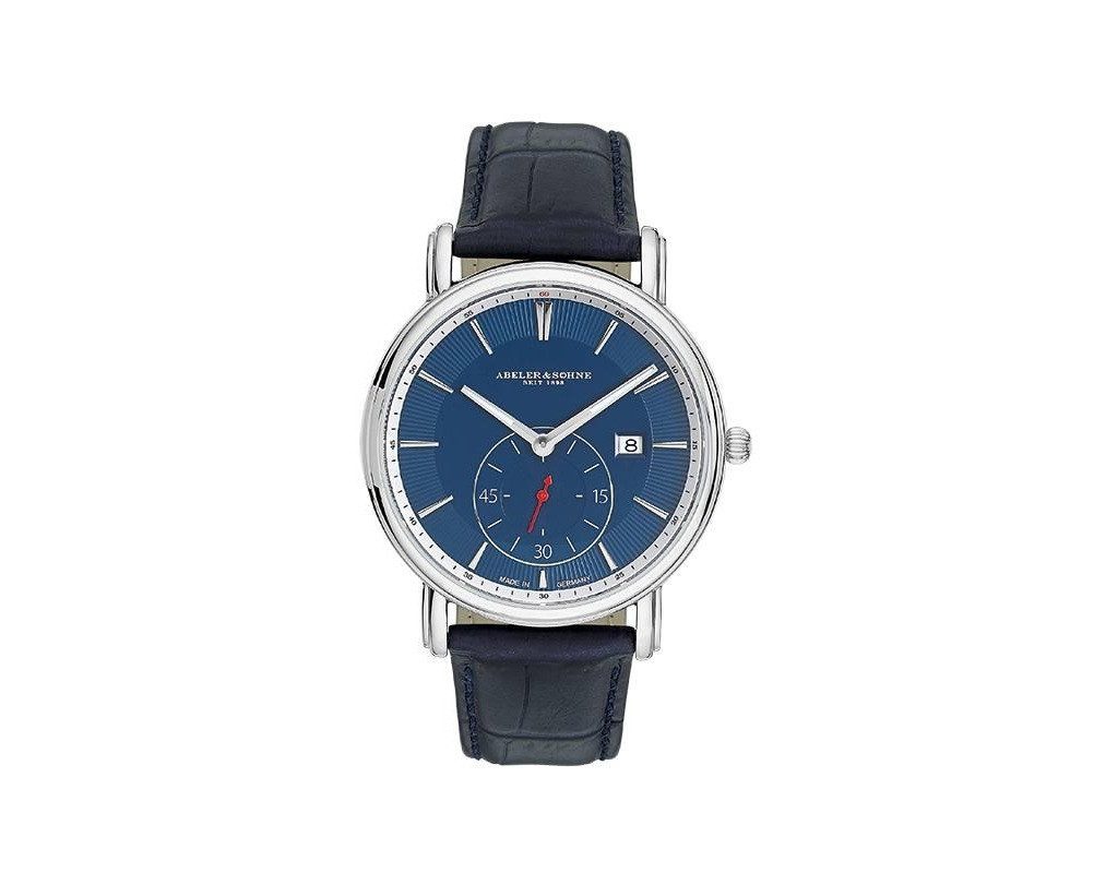 Abeler & Söhne Quarzuhr ABELER & SÖHNE Herrenuhr Quarz mit Saphirglas