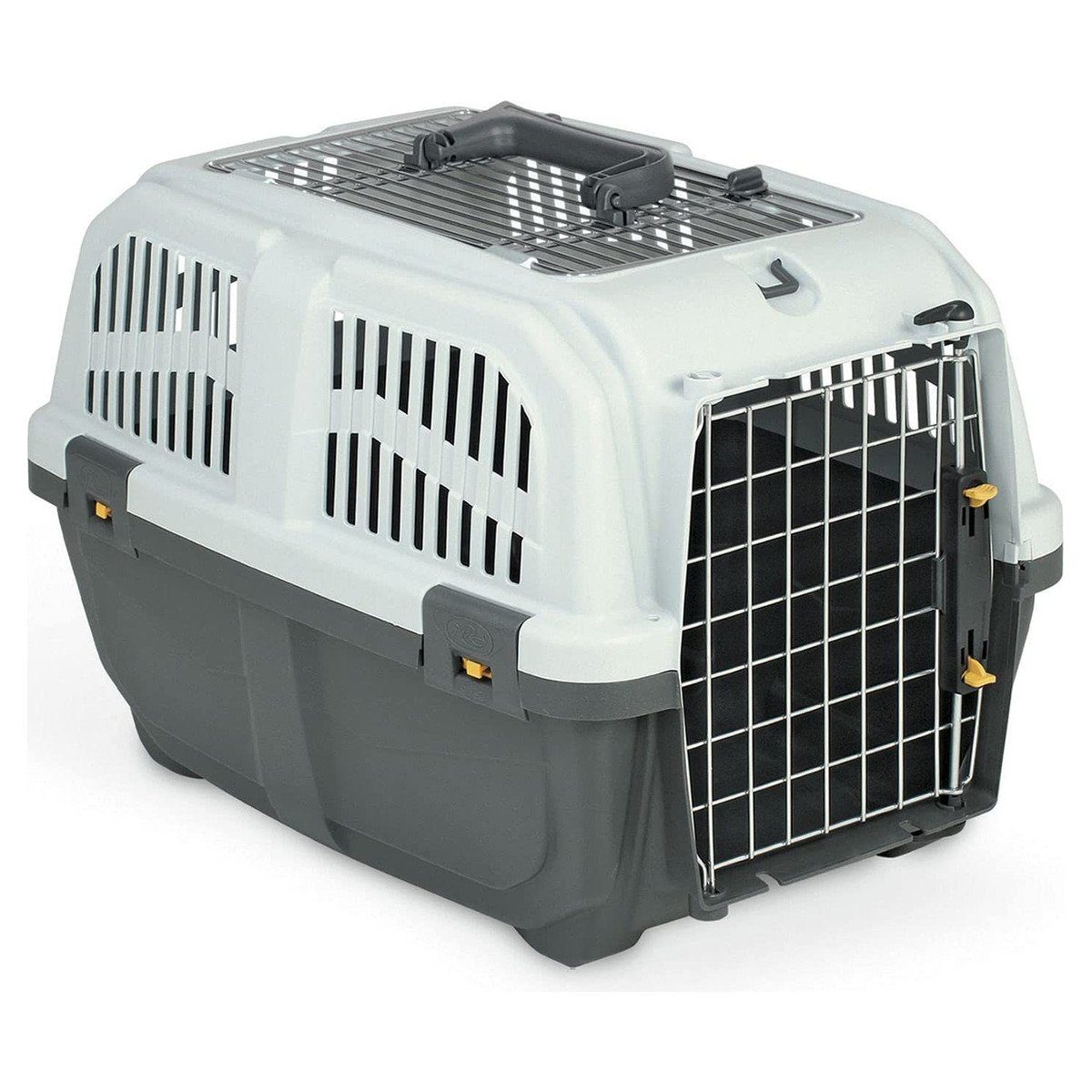 Nobby Hunde-Transportbox Transportbox Skudo Open grau für Hunde