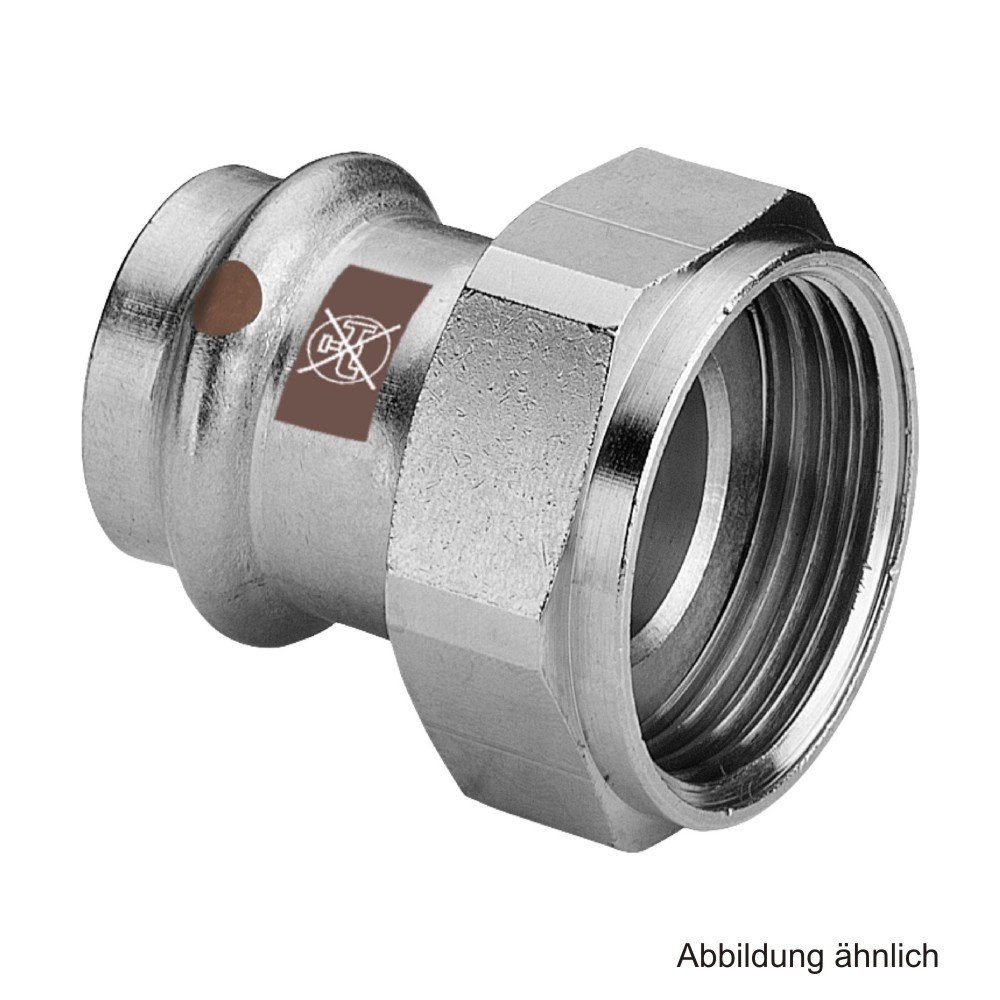 Viega Wasserrohr Viega Temponox Anschlussverschraubung mit IG, Modell 1763, 22 mm x 1 1