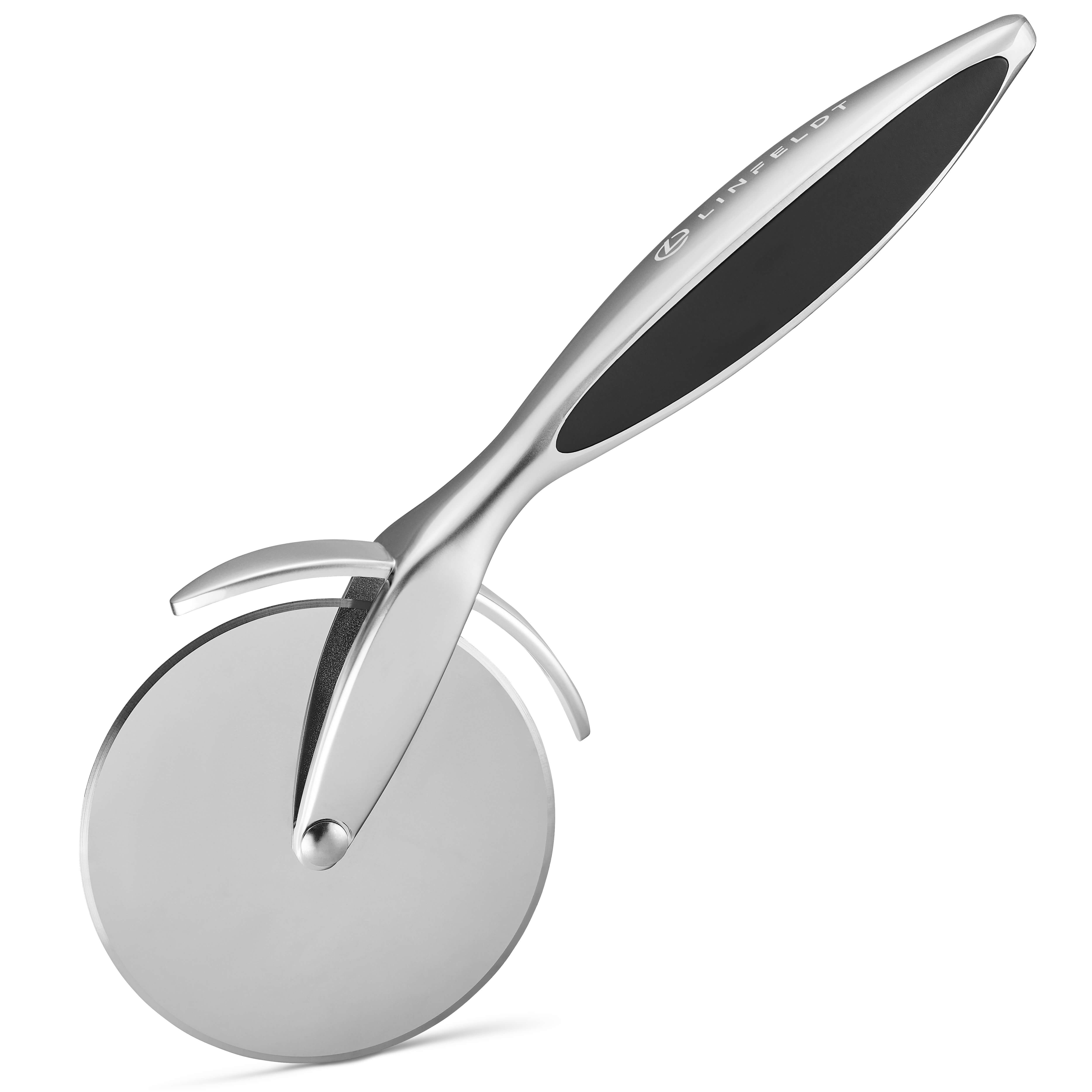 LINFELDT Pizzaschneider Pizzaroller - Pizza Cutter - Ergonomischer Griff, Spülmaschinengeeignet