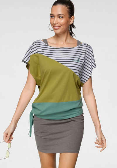 KangaROOS 2-in-1-Kleid (2-tlg) in sommerlicher zweiteiliger Kombination Kleid und Shirt