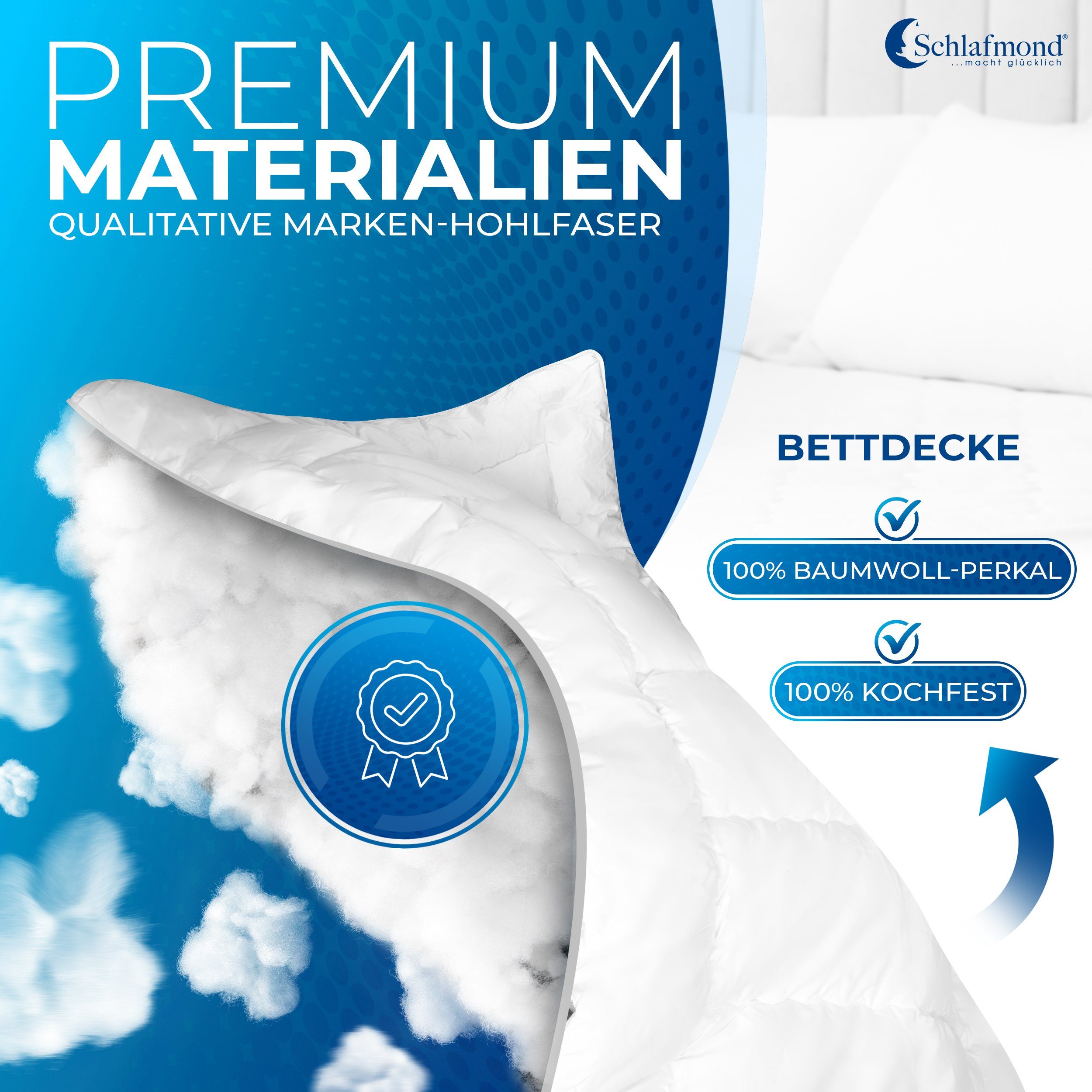 Schlafmond Einziehdecke Schlafmond Medicus Clean Winterdecke, Bezug: 100% B günstig online kaufen