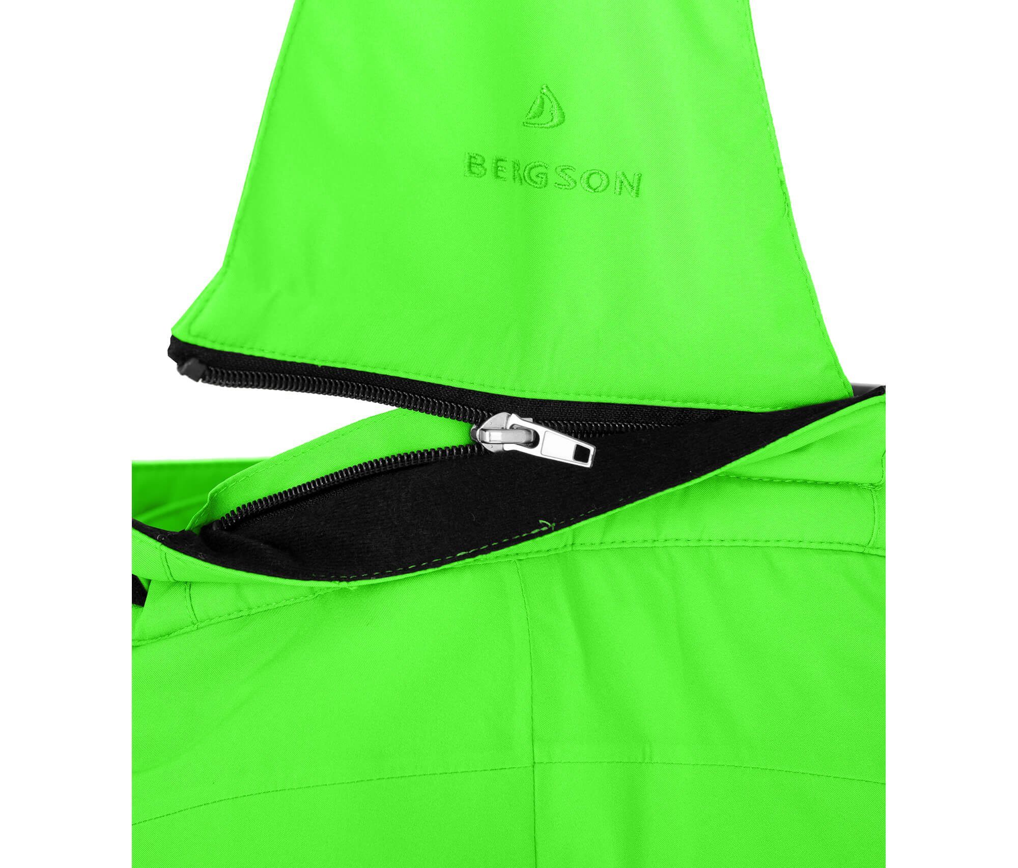 Bergson Skihose PELLY MAXI Kinder Skihose, wattiert, 20000 mm Wassersäule, Normalgrößen, Gecko g