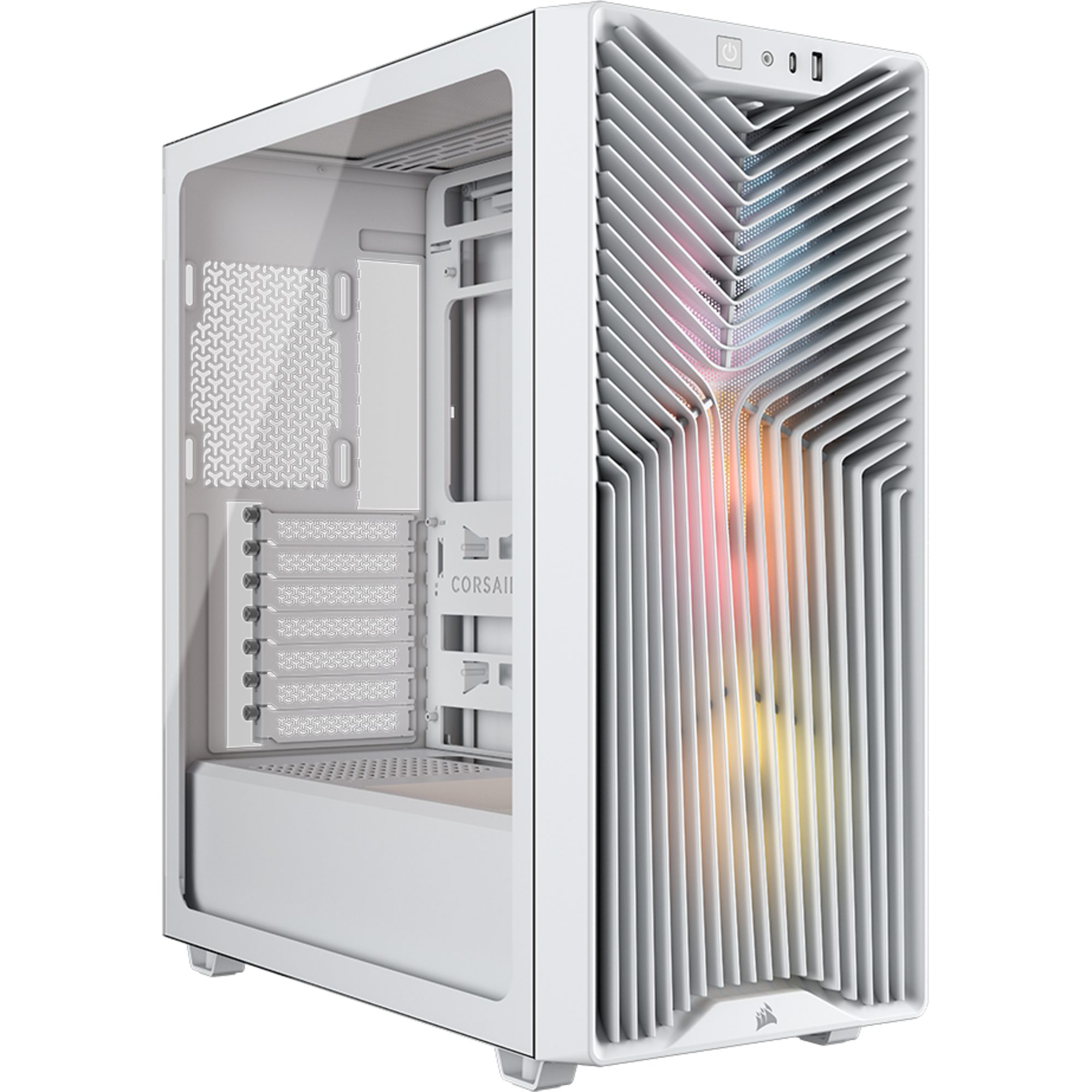 Corsair PC-Gehäuse Corsair 3200D RS ARGB, Tower-Gehäuse, (Tempered Glass)