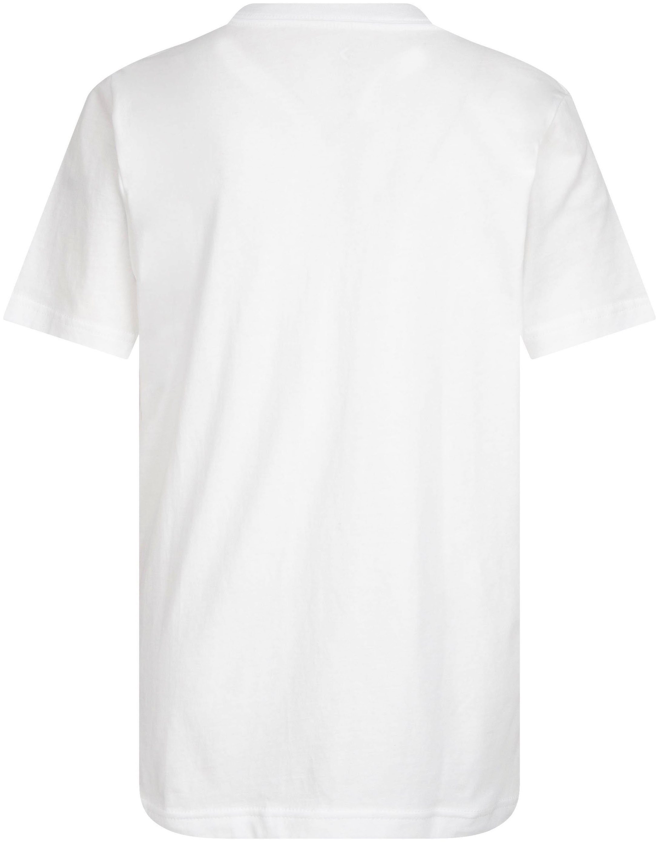 Converse Kurzarmshirt für Kinder und Jugendliche mit Brandlabel innen, aus luftigem Jersey-Material – Bild 3 von 5