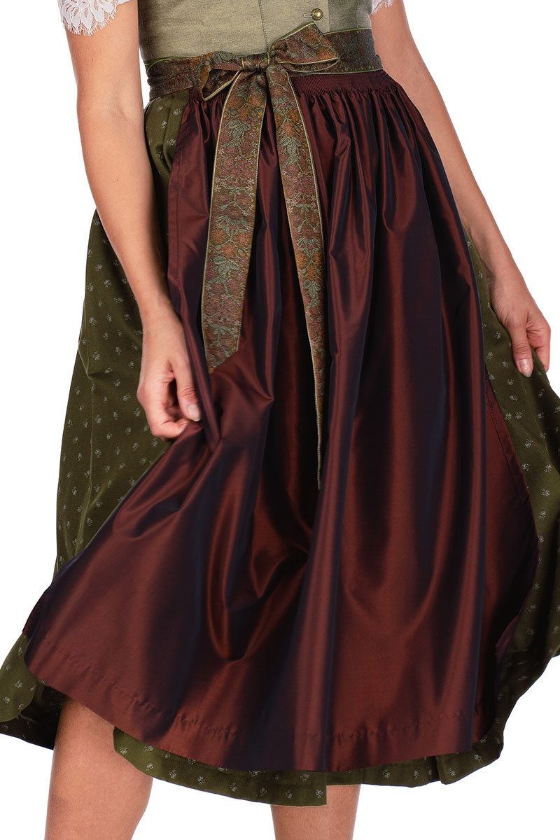 Hammerschmid Dirndl Dirndl lang 2tlg. - PILLERSEE - helloliv/oliv/rost