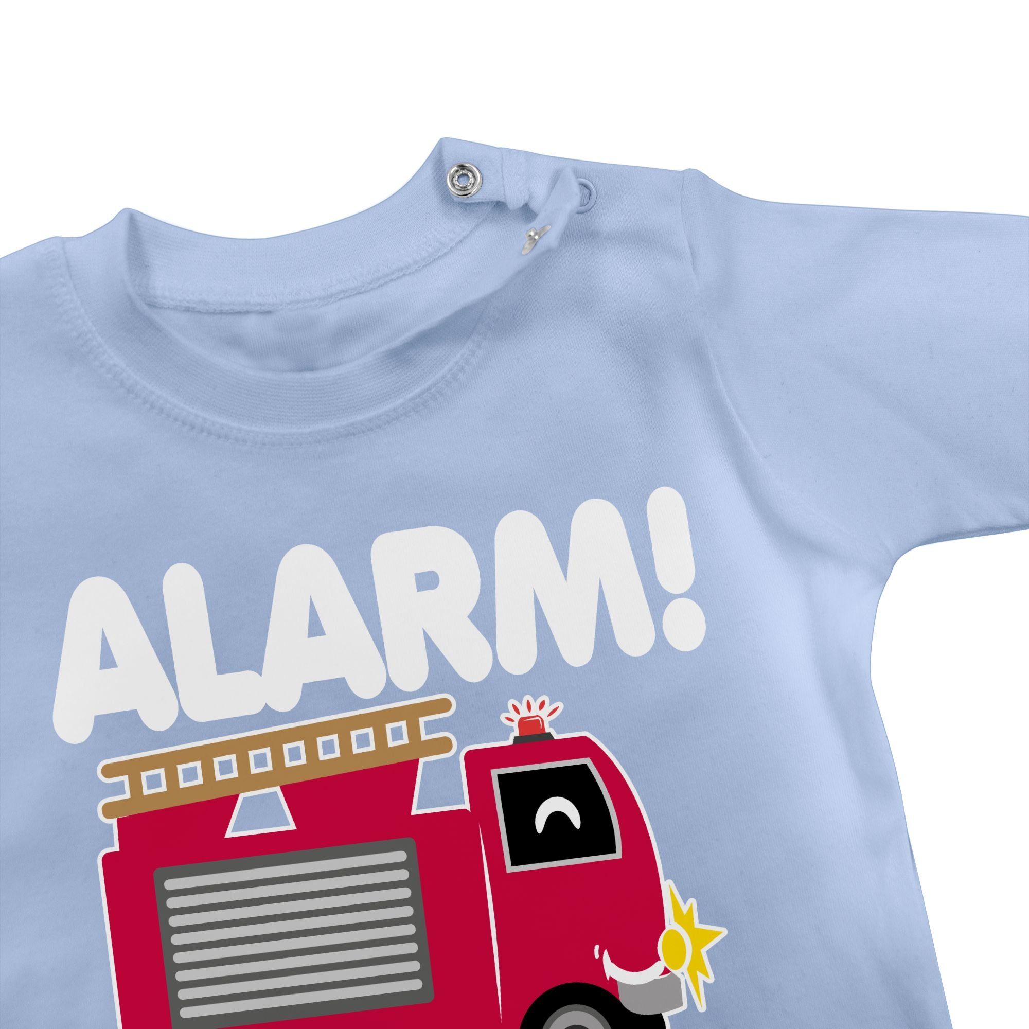 2023 Feuerwehrauto T-Shirt Babyblau Großer Shirtracer Bruder Bruder 2 Großer