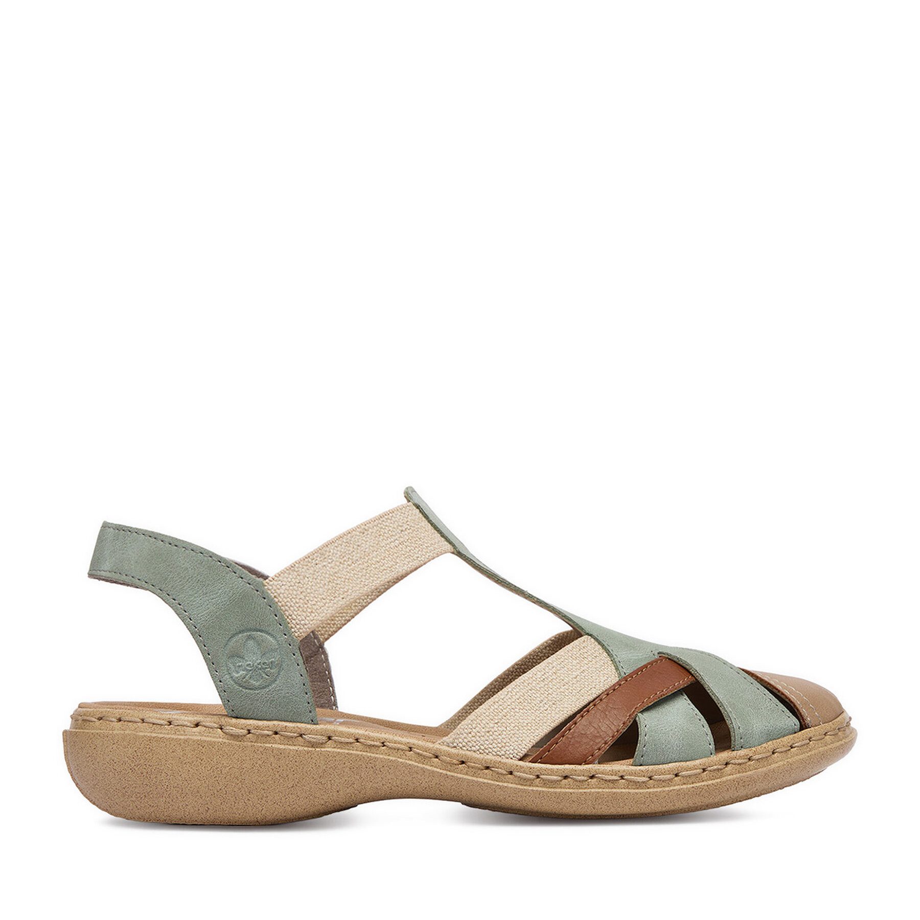 Rieker Rieker Damen-Sandalen Grün Sandale