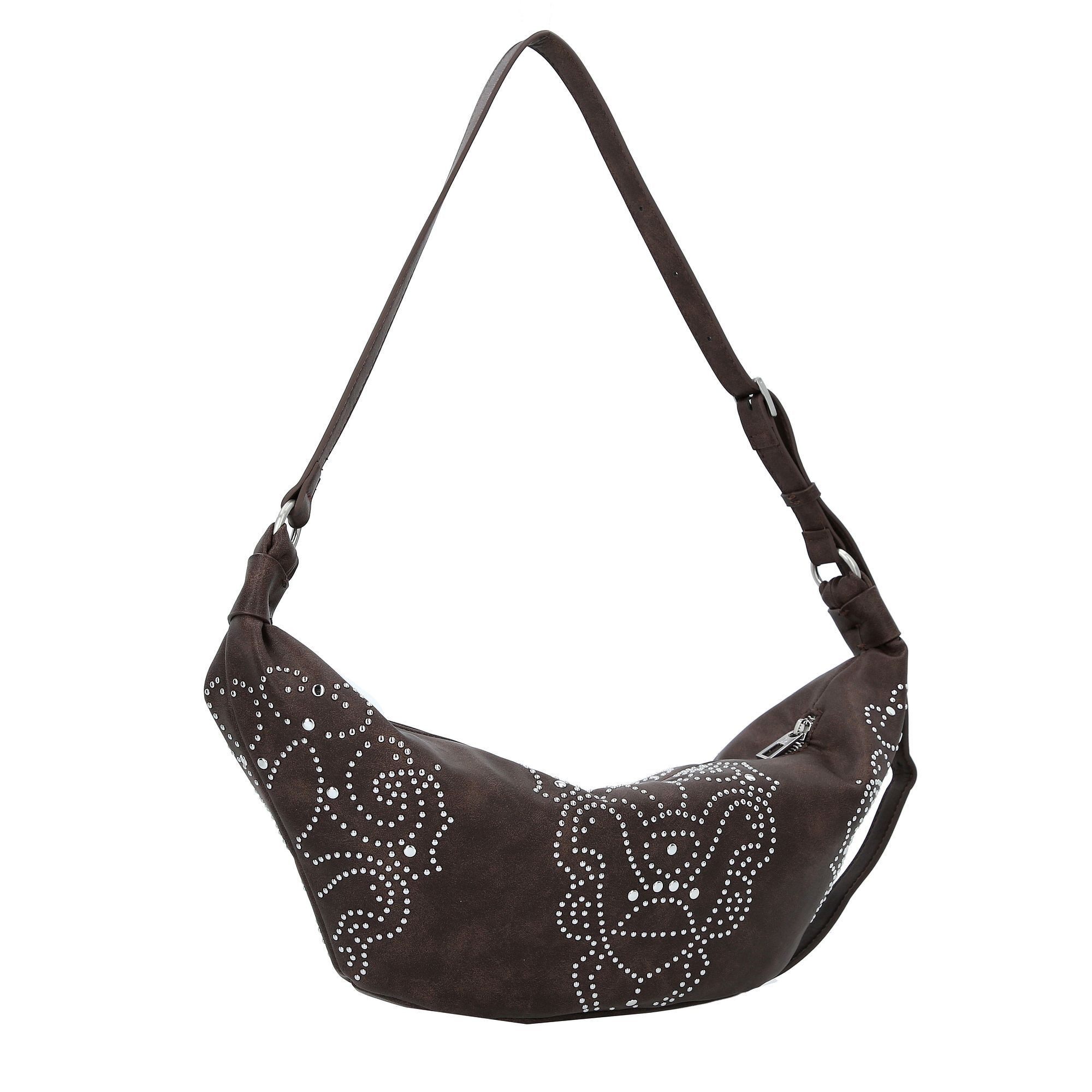 Desigual Schultertasche Poker Face, Polyurethan