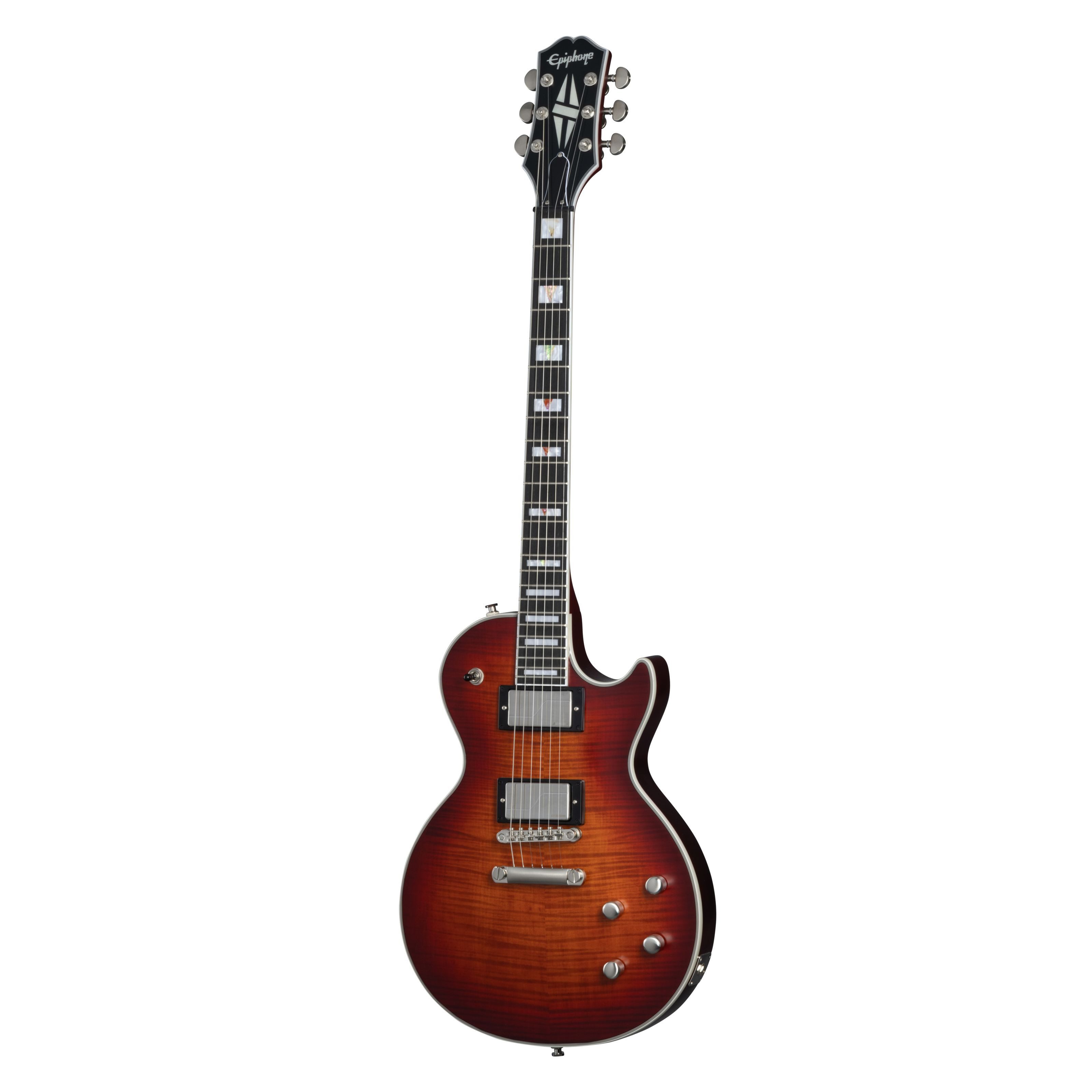 Epiphone E-Gitarre, E-Gitarren, Single Cut Modelle, Les Paul Prophecy Aged Bengal Tiger Burst - Single Cut E-Gitarre