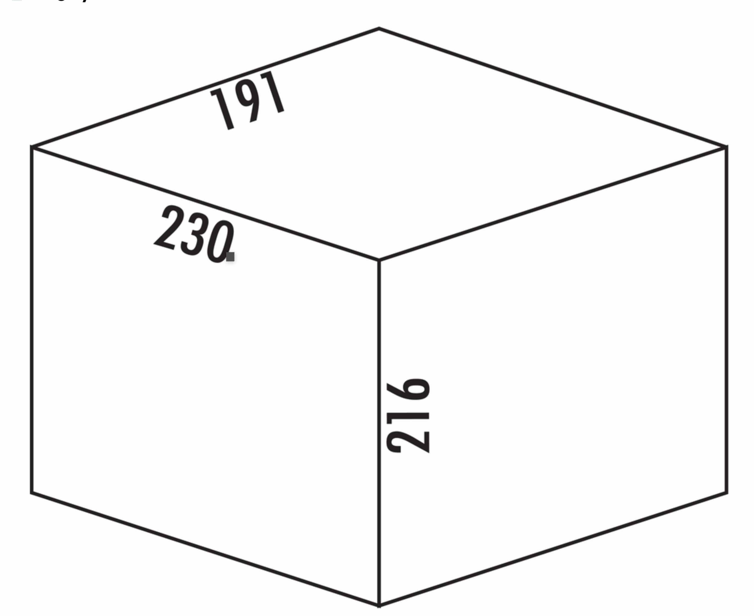 Naber Einbaumülleimer NABER Cox® Systembehälter Ersatzeimer, hellgrau