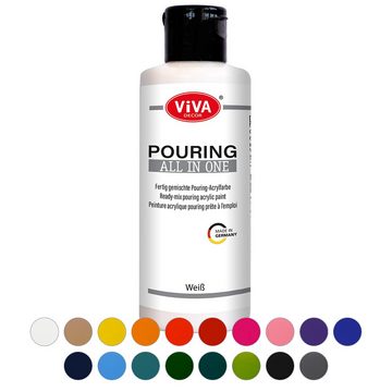 Viva Decor Bastelfarbe Pouring All-in-One, gemixt und gebrauchsfertig, 90ml