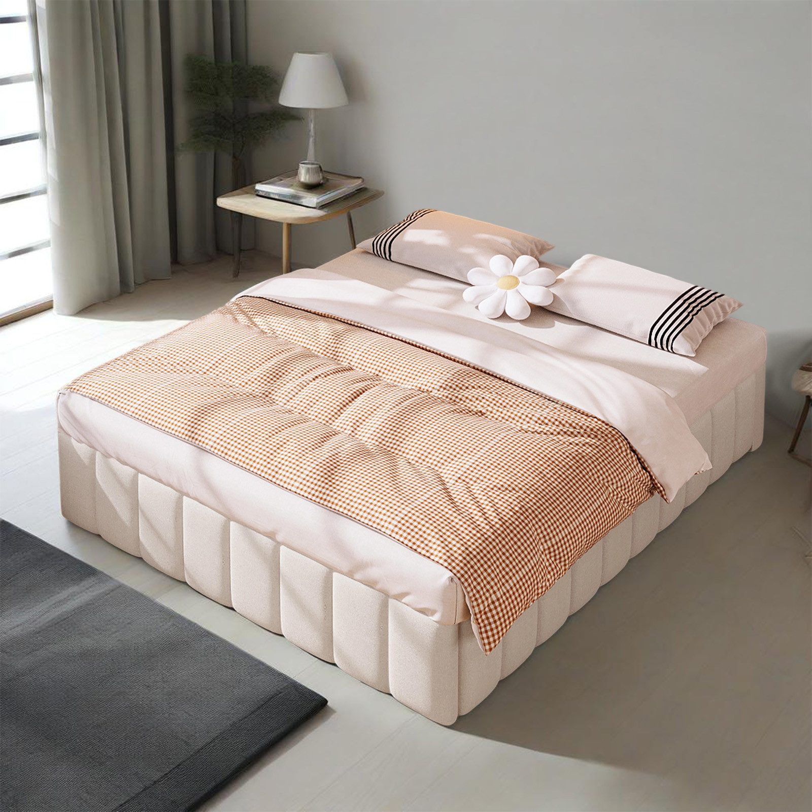 MODFU Polsterbett Stauraumbett (140x200 cm mit günstig online kaufen