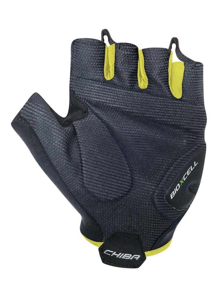 Chiba Fahrradhandschuhe CHIBA BioXCell Super Fly - Radhandschuhe L schwarz/neongelb, gepolster