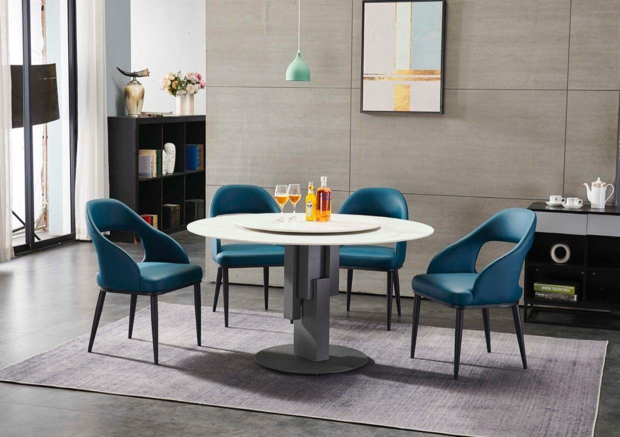 Möbel Oval Esstisch, JVmoebel Design Tisch Esstisch Luxus Rund Möbel Esszimmer Tische