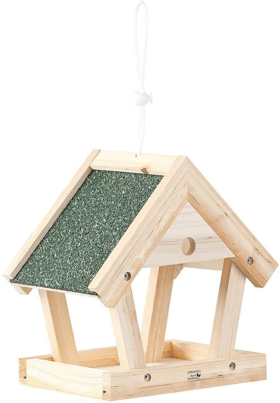 Royal Gardineer Vogelhaus Bausatz für Vogel-Futterhaus Echtholz zum Aufhäng günstig online kaufen