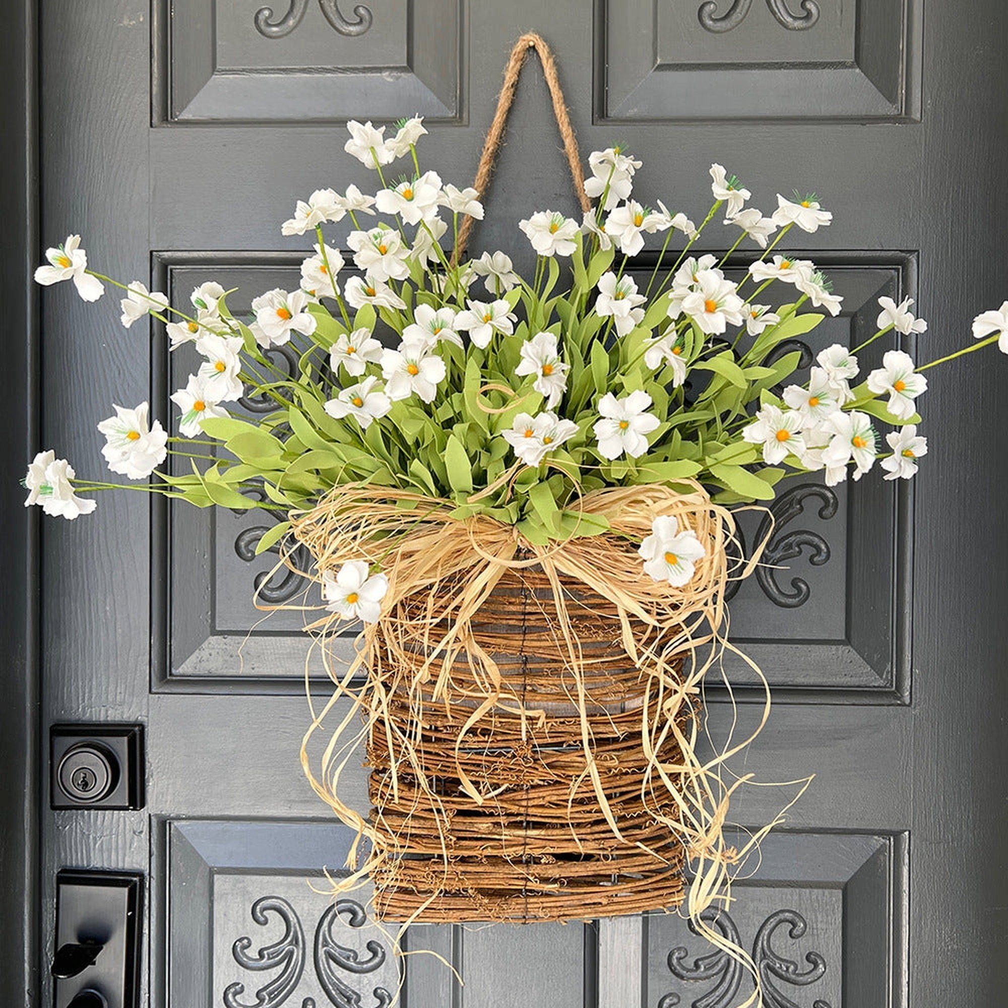 AUKUU Osterkranz Frühlingsblumenkorb Frühlingsblumenkorb simulierter, Gänse günstig online kaufen