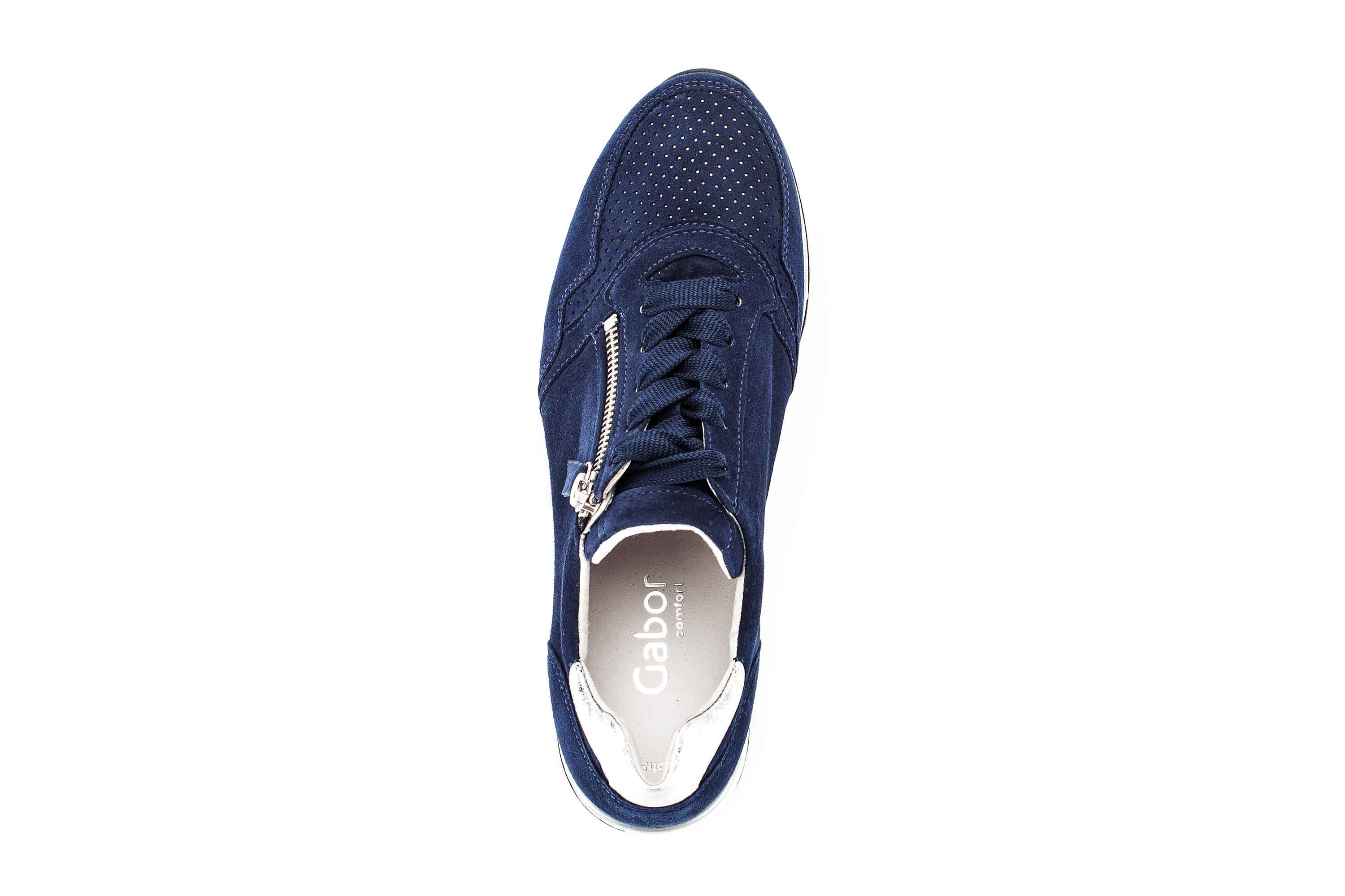 Gabor 26.528.36 Sneaker Blau (oceano/silber)