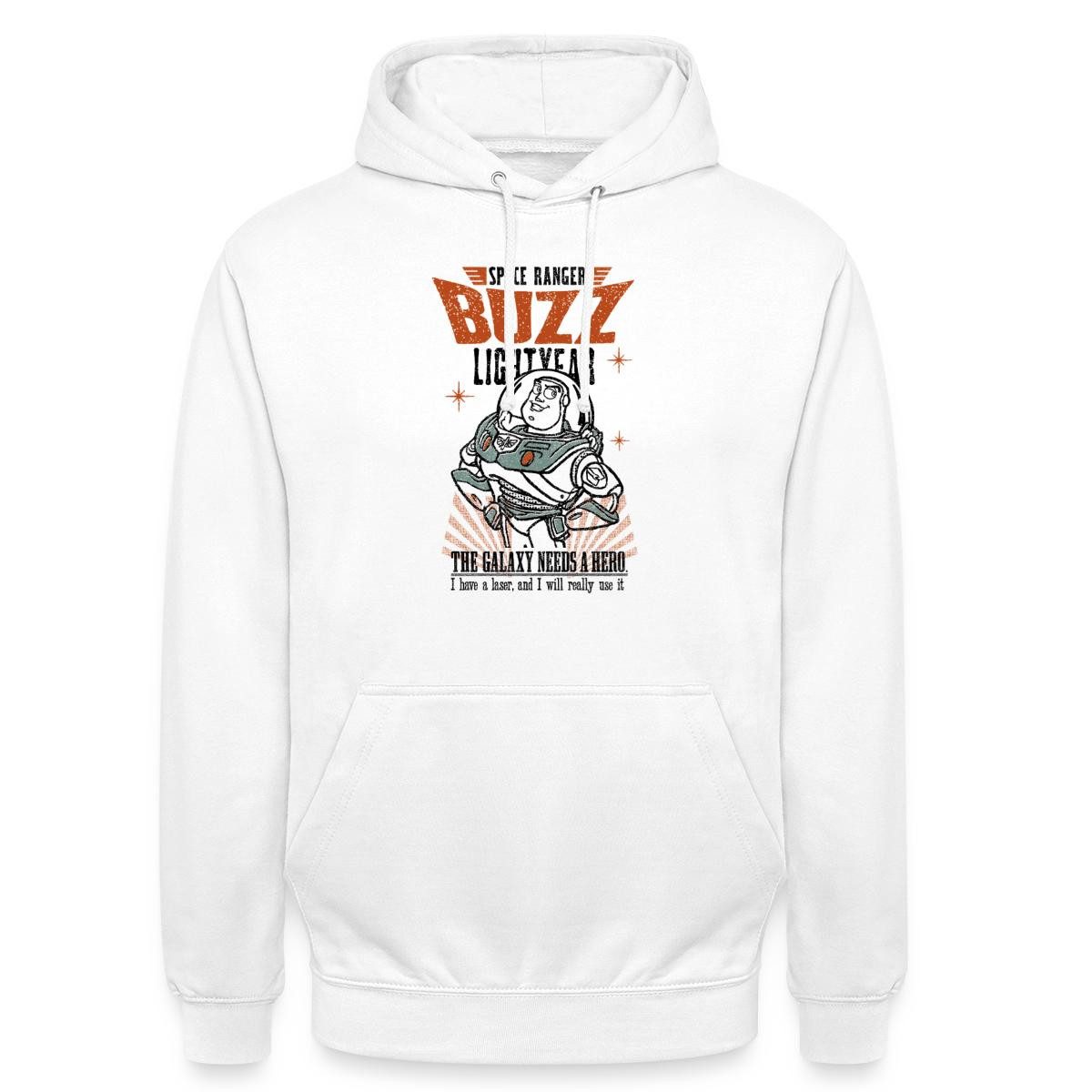 Spreadshirt Hoodie Toy Story Buzz Lightyear Weltall Unisex Hoodie (1-tlg)