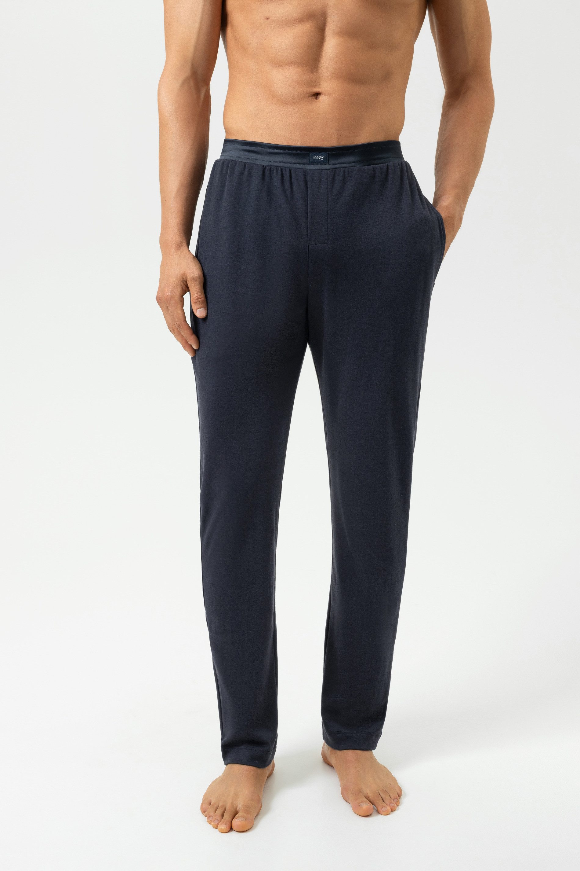 Schlafhose Mey Herren Long-Pants Serie Aarhus Uni Hose lang