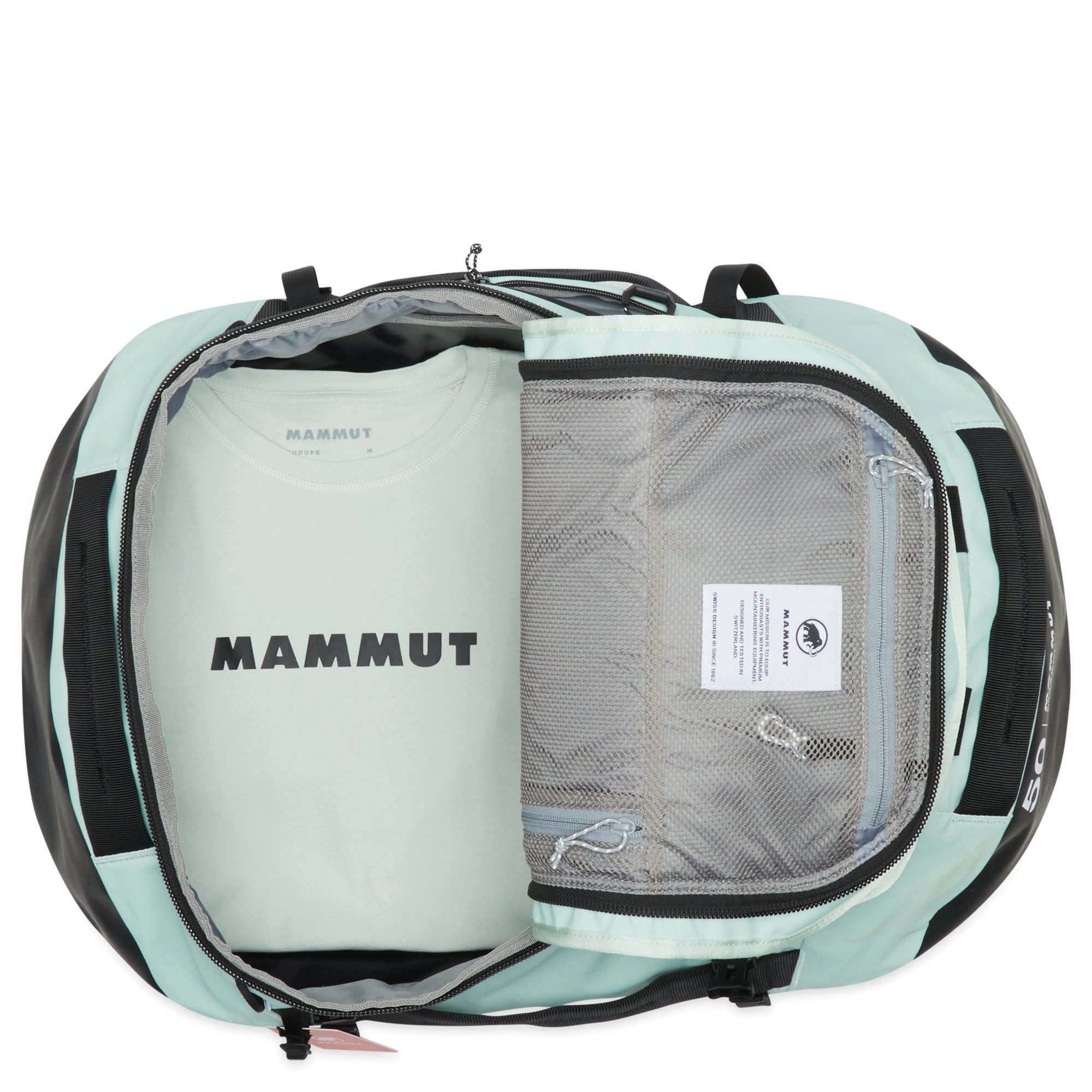 Mammut Reisetasche Cargo 50 - Reisetasche/Rucksack 63 cm (silver sage)