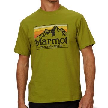 Marmot T-Shirt Gradient Tee Short-Sleeve T-Shirt mit Marken-Logo