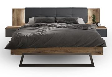 möbelando Bett VENUSIA (BxHxT: 254,3x92,3x210,3 cm), 254,3 x 92,3 x 210,3 cm (B/H/T)