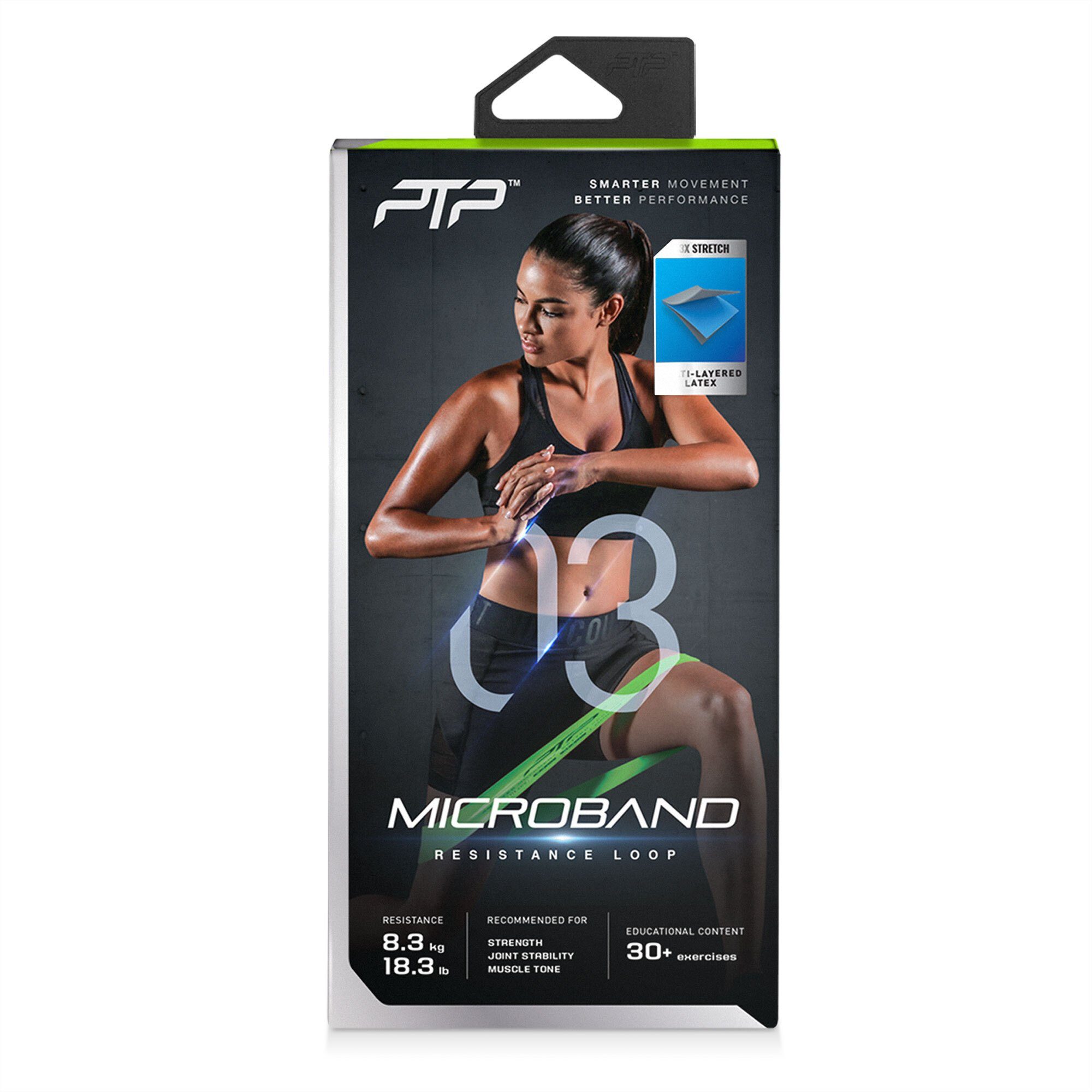 PTP Gymnastikbänder MICROBAND Green