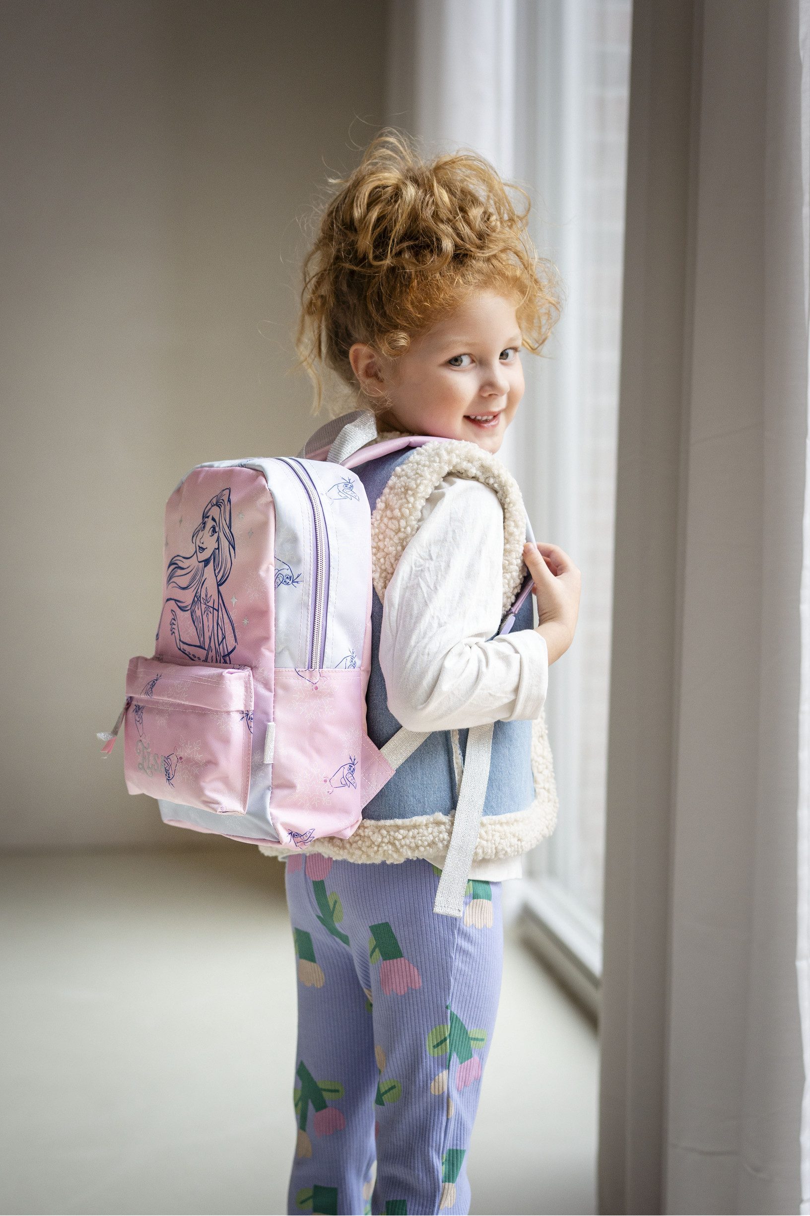 Disney Kinderrucksack Kinder Rucksack Frozen II Bunter Schulrucksack mit Elsa & Olaf