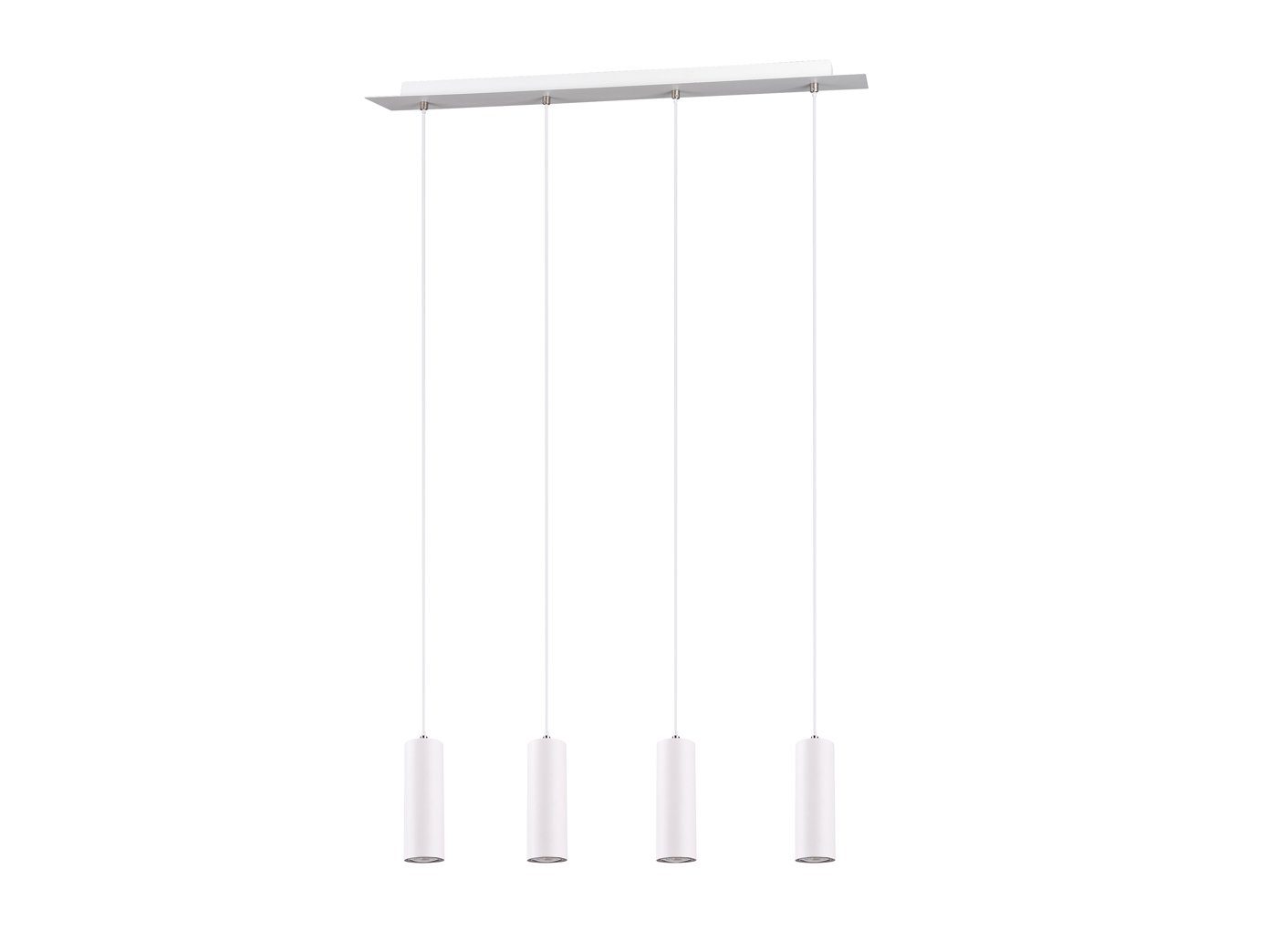 LED Warmweiß, meineWunschleuchte Pendelleuchte, mehrflammig modern, 75cm LED wechselbar, & über Dimmfunktion, Kochinsel Breite hängend Kücheninsel,