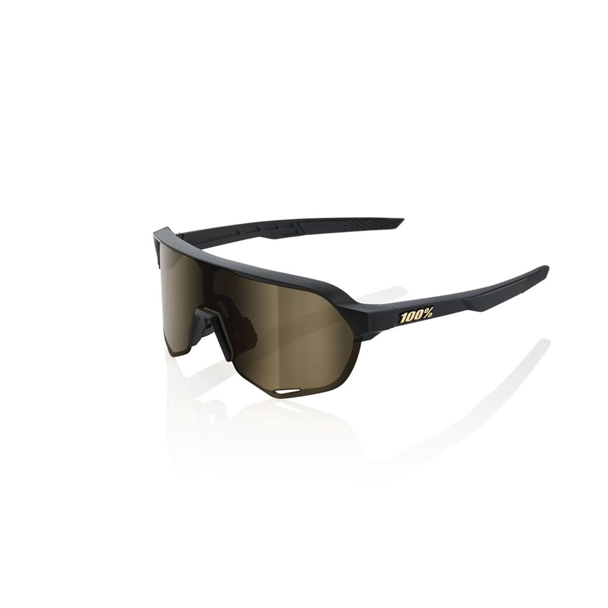 Sportbrille 100percent S2 - Mirror Lens Matte Black