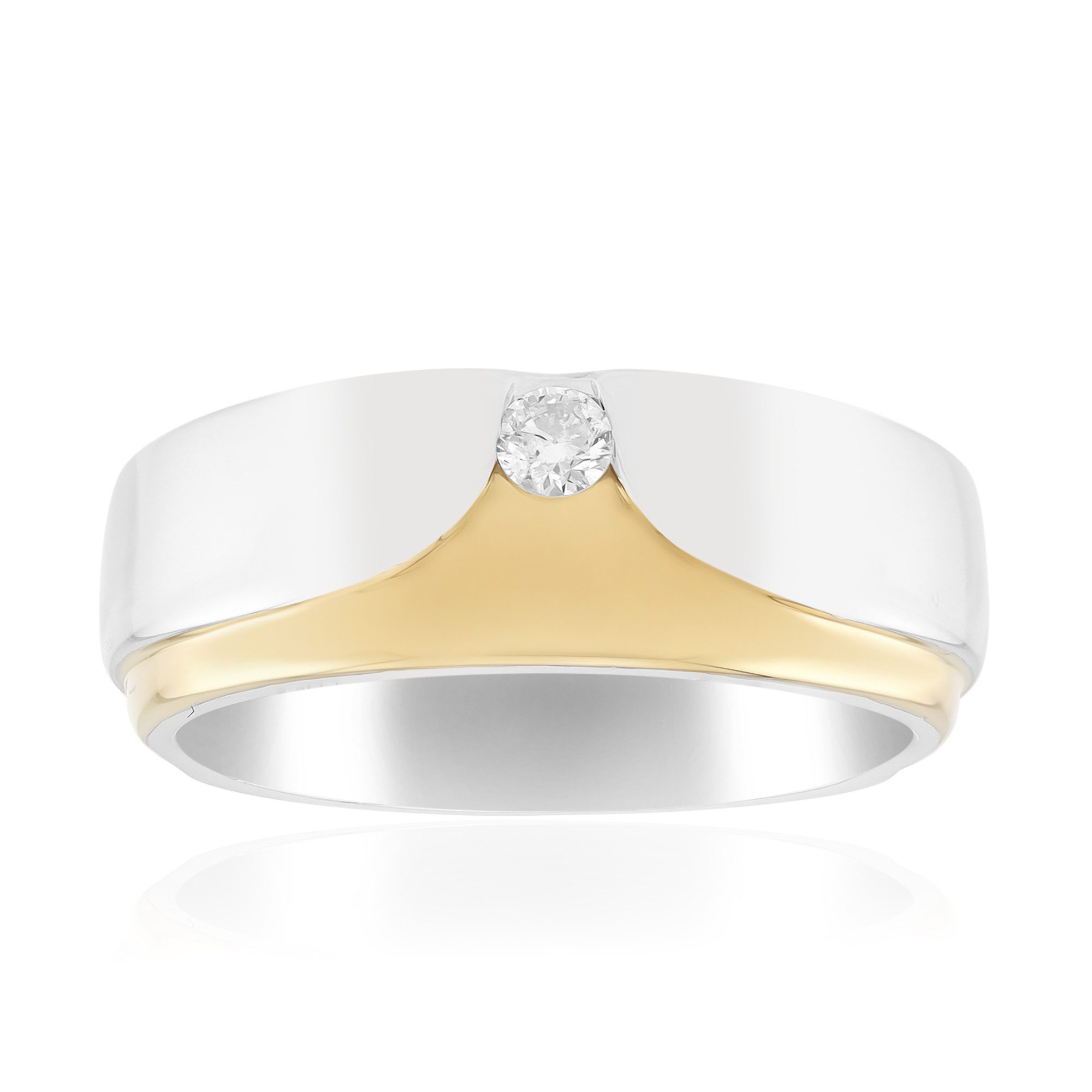 Cavill Diamantring Glitzernder I1 Diamant Silber Ring (1-tlg)