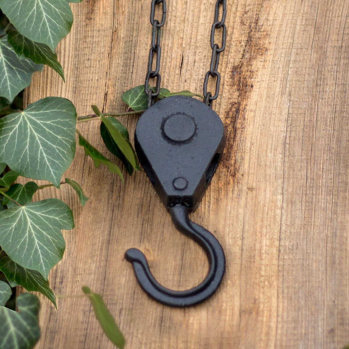 Antikas Blumenampel Dekorative Blumentopfhalter als Seilwinde, Haken mit Stil, Aufhängung, Pflanzenampel