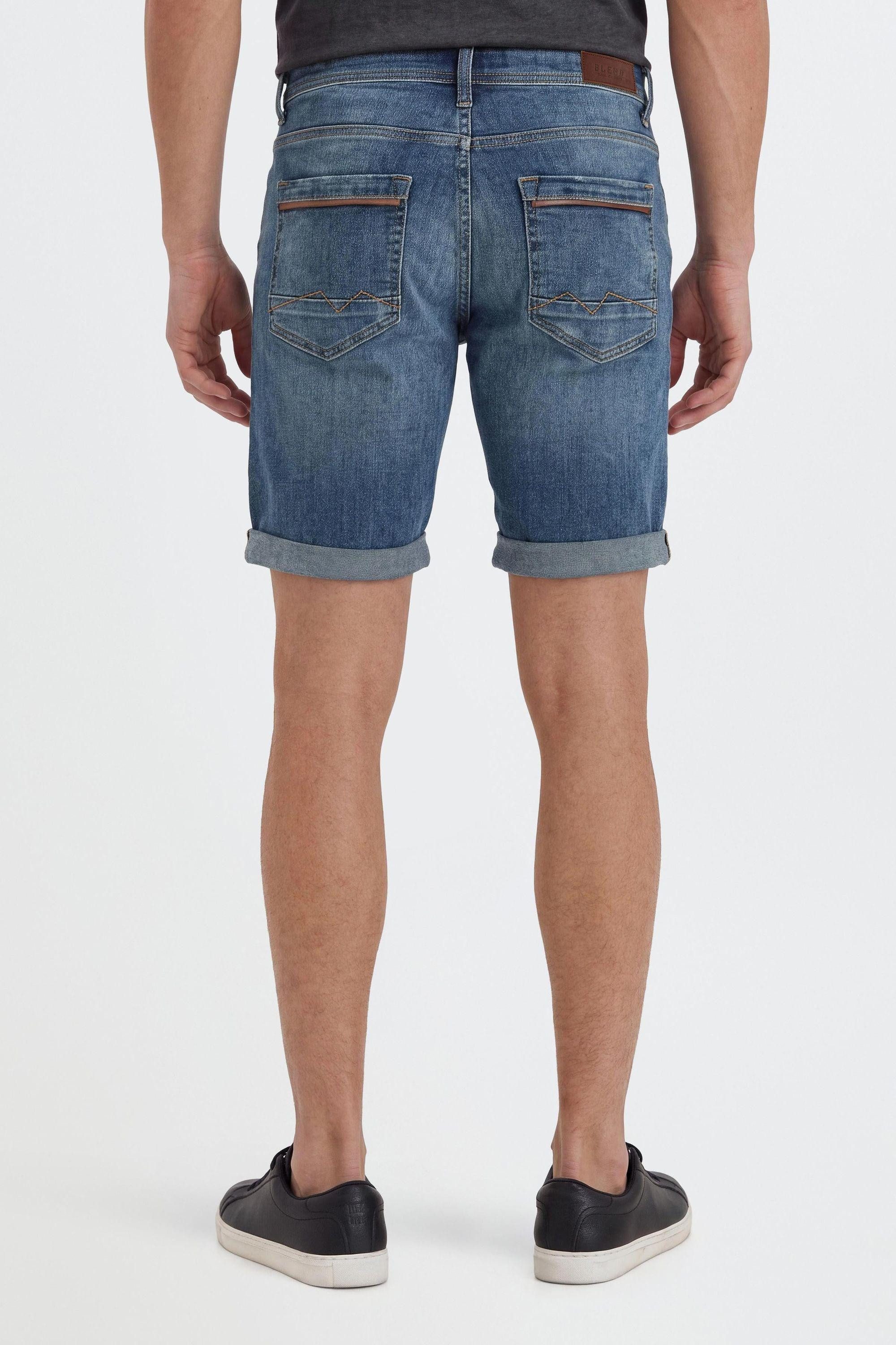 Blend Jeansshorts BHMartels Stilvolle 5-Pocket-Jeansshorts mit Used Look Effekt – Bild 4 von 5