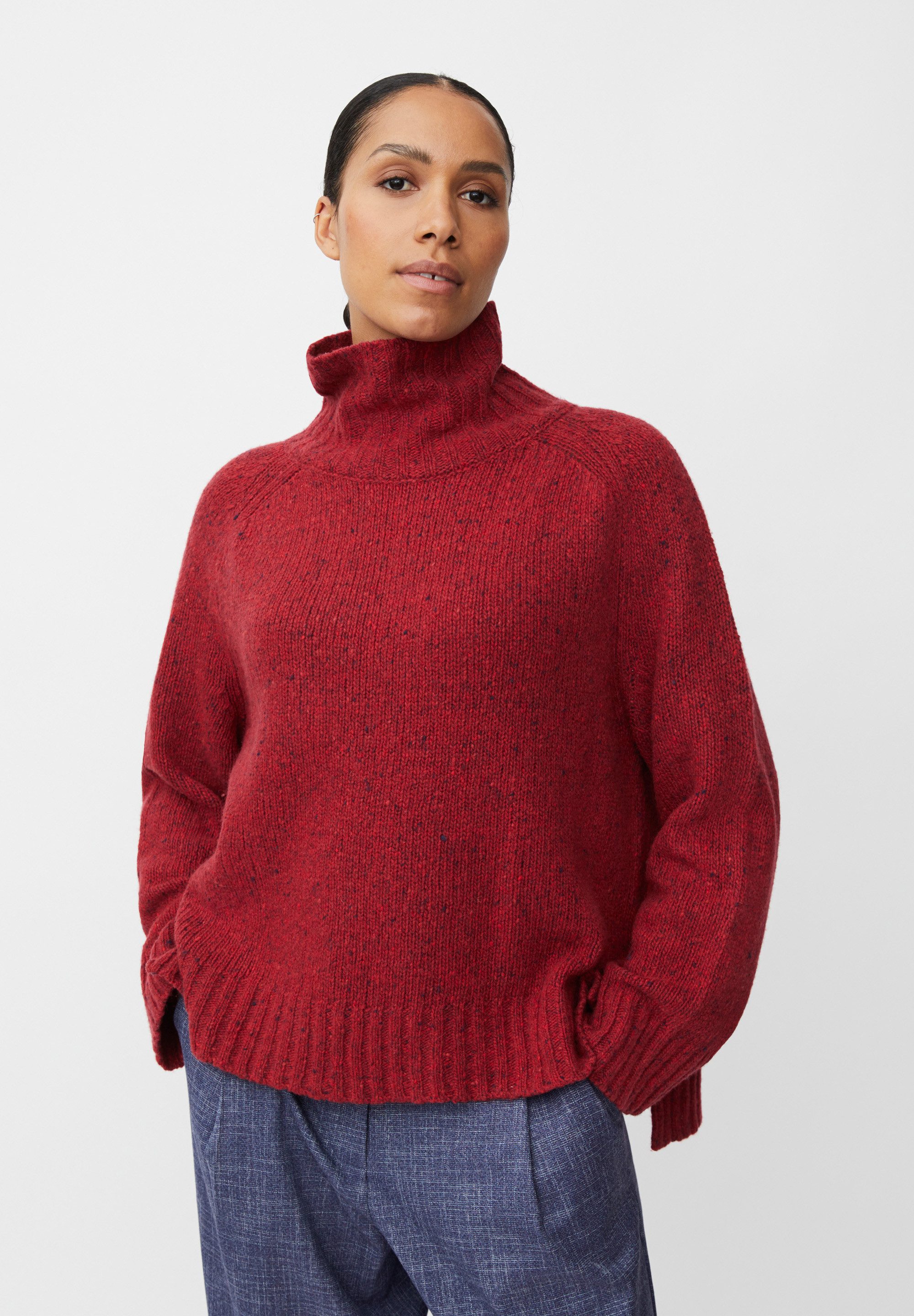 Masai Strickpullover MaFenoria Stilvoll, meliertes Garn günstig online kaufen