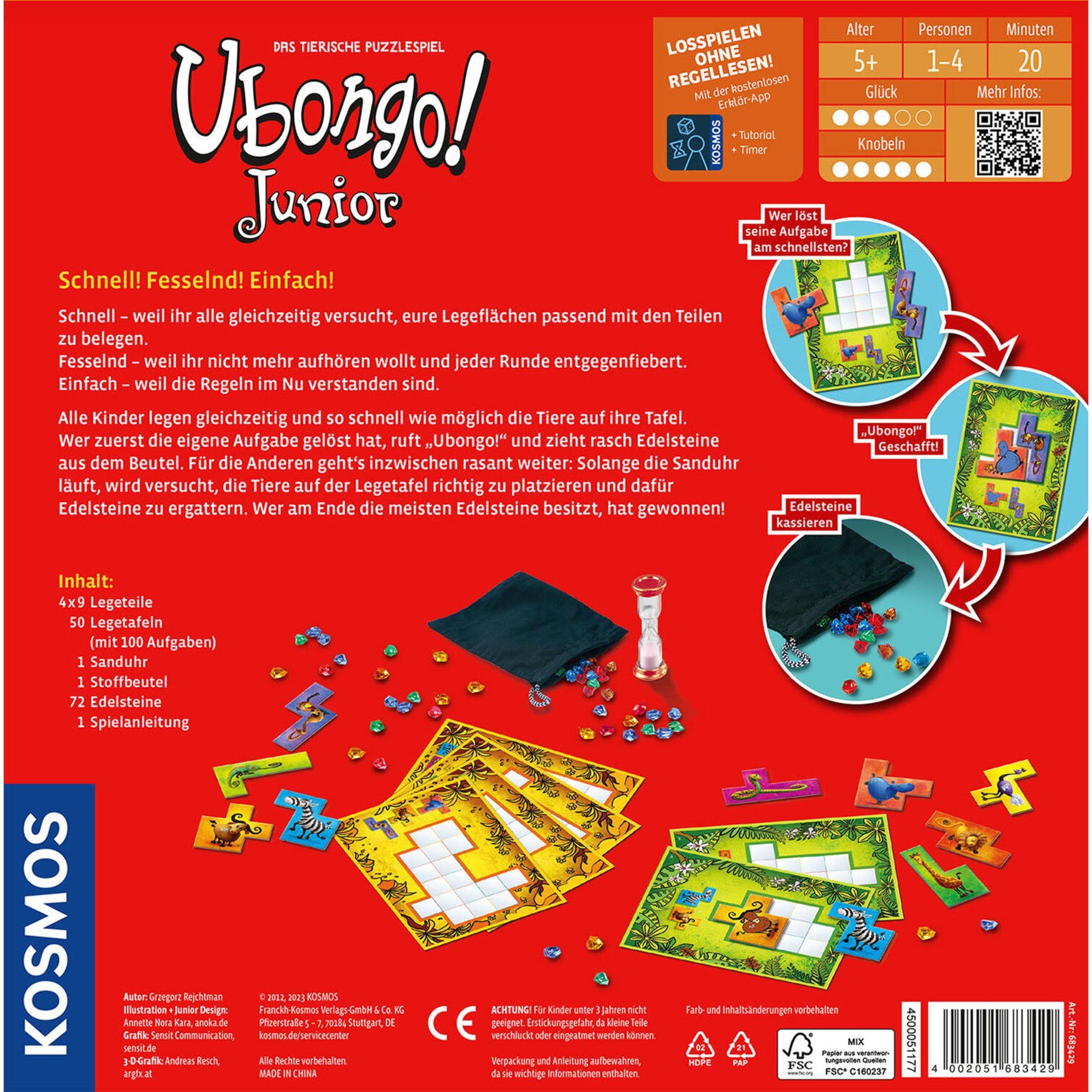Kosmos Spiel Kosmos Ubongo Junior, Brettspiel