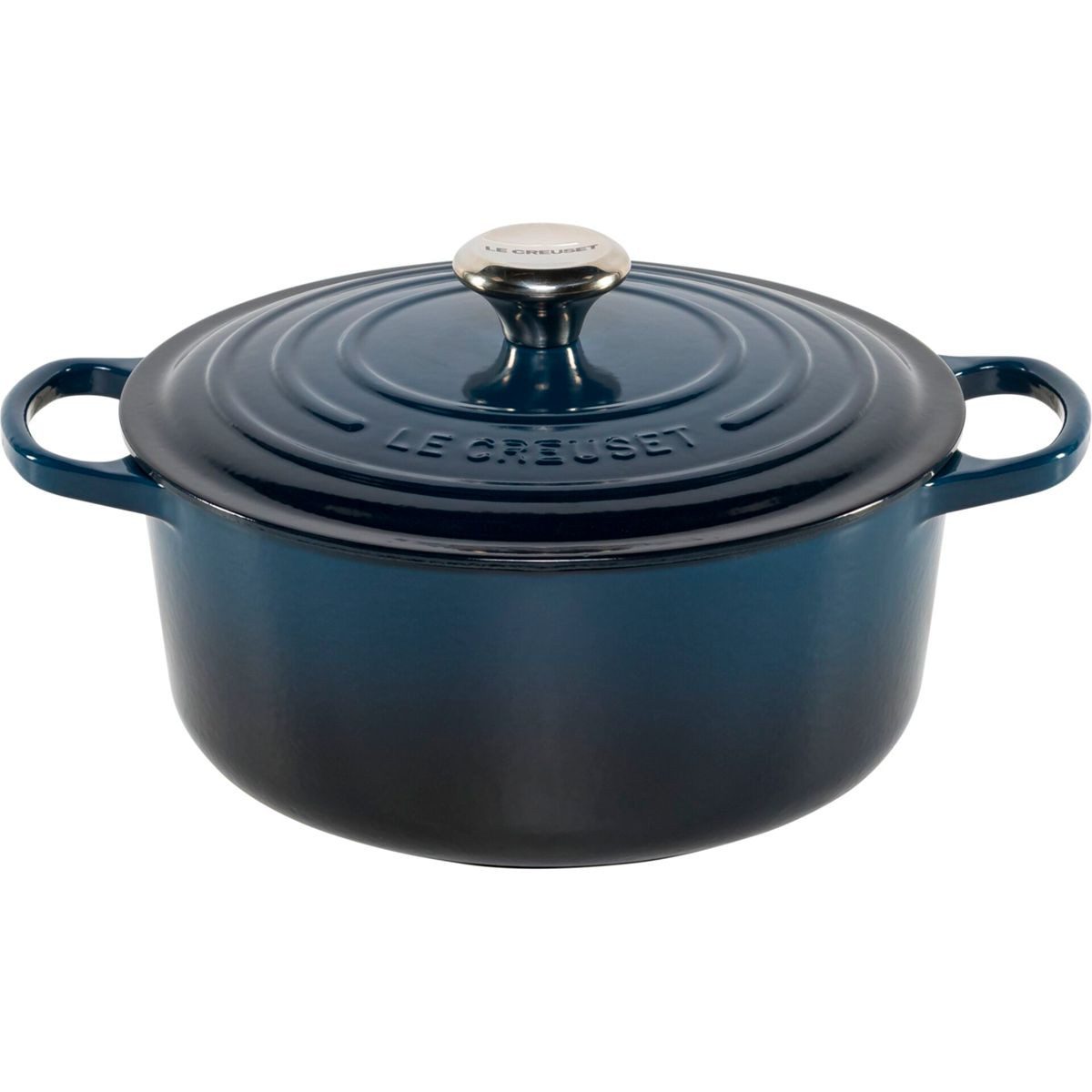 LE CREUSET Kochtopf Signature Bräter rund 26 cm nuit