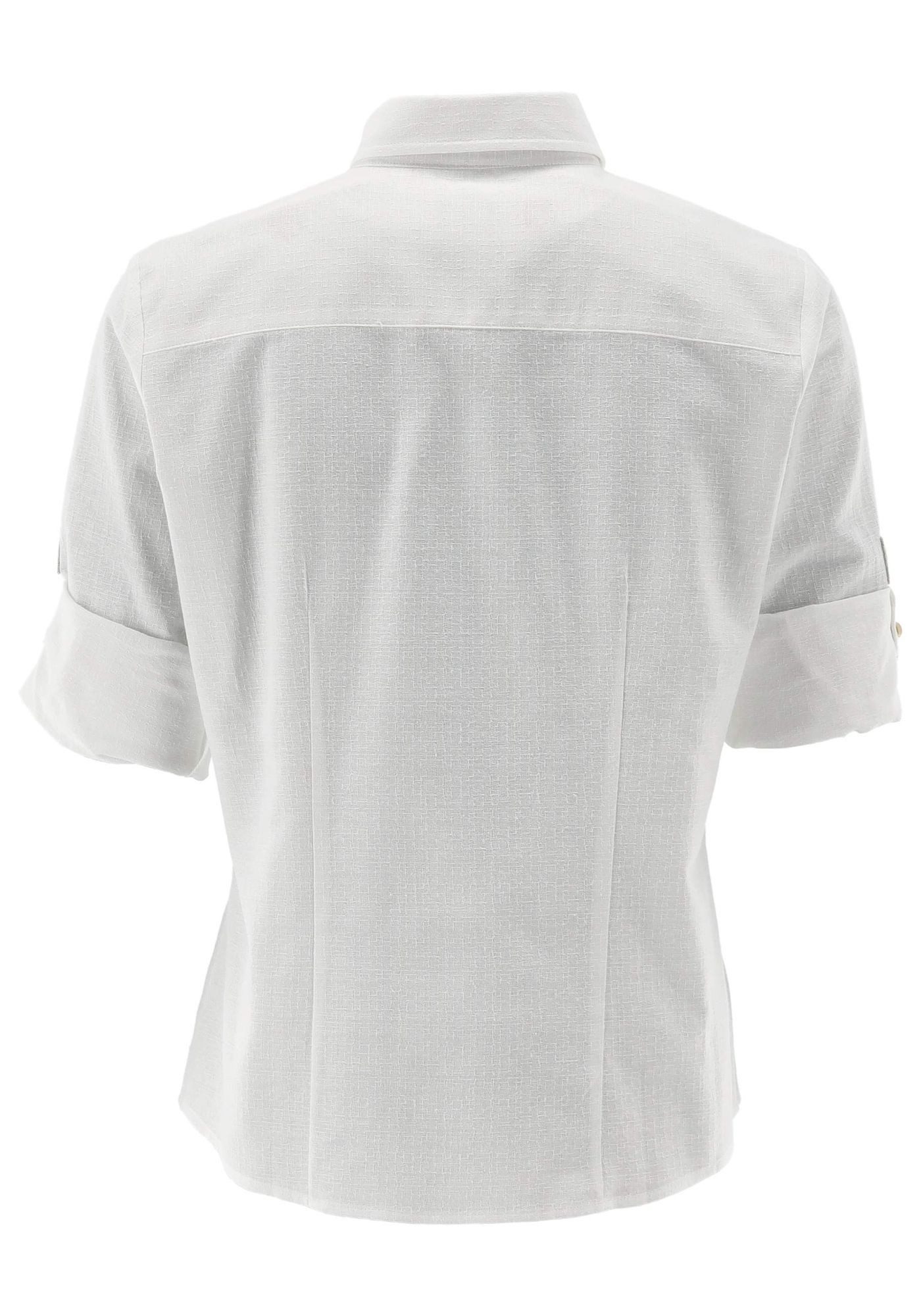 OS Trachten Trachtenbluse Fidaru Regular Fit, Liegekragen, 1/1-Krempelärmel günstig online kaufen