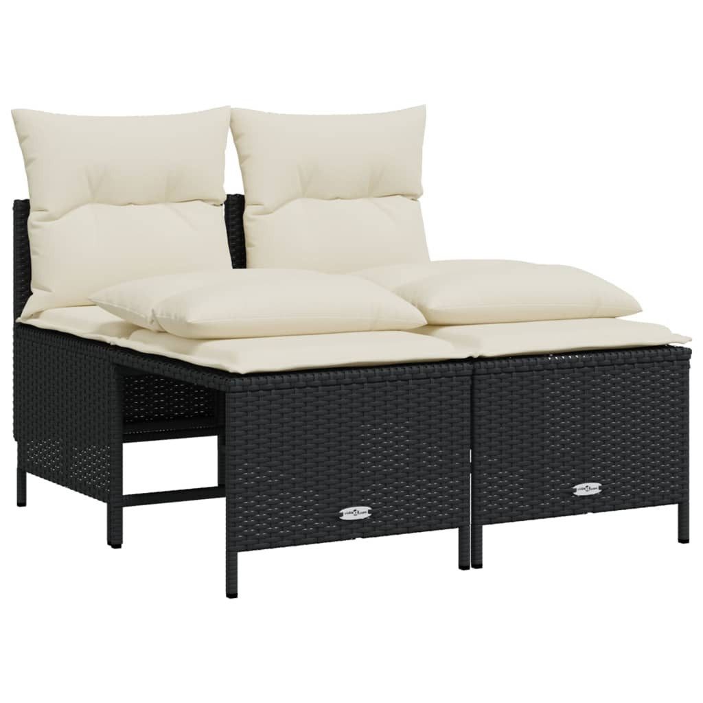 vidaXL Gartenlounge-Set 4-tlg. Garten-Sofagarnitur mit Kissen günstig online kaufen