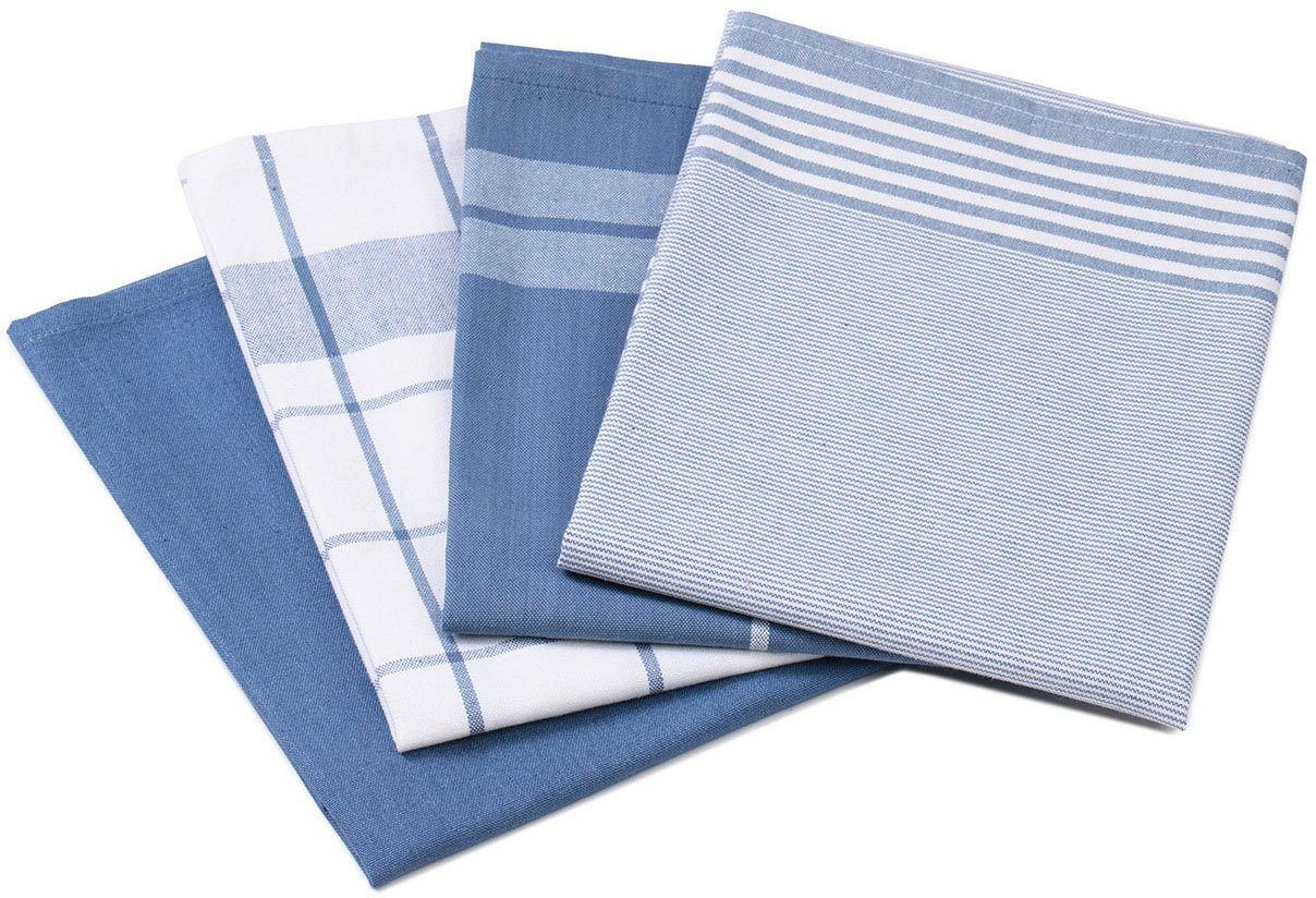 Gözze Geschirrtuch Geschirrtücher, Des. 60057, (Set, 4-tlg), kariert, gestr günstig online kaufen