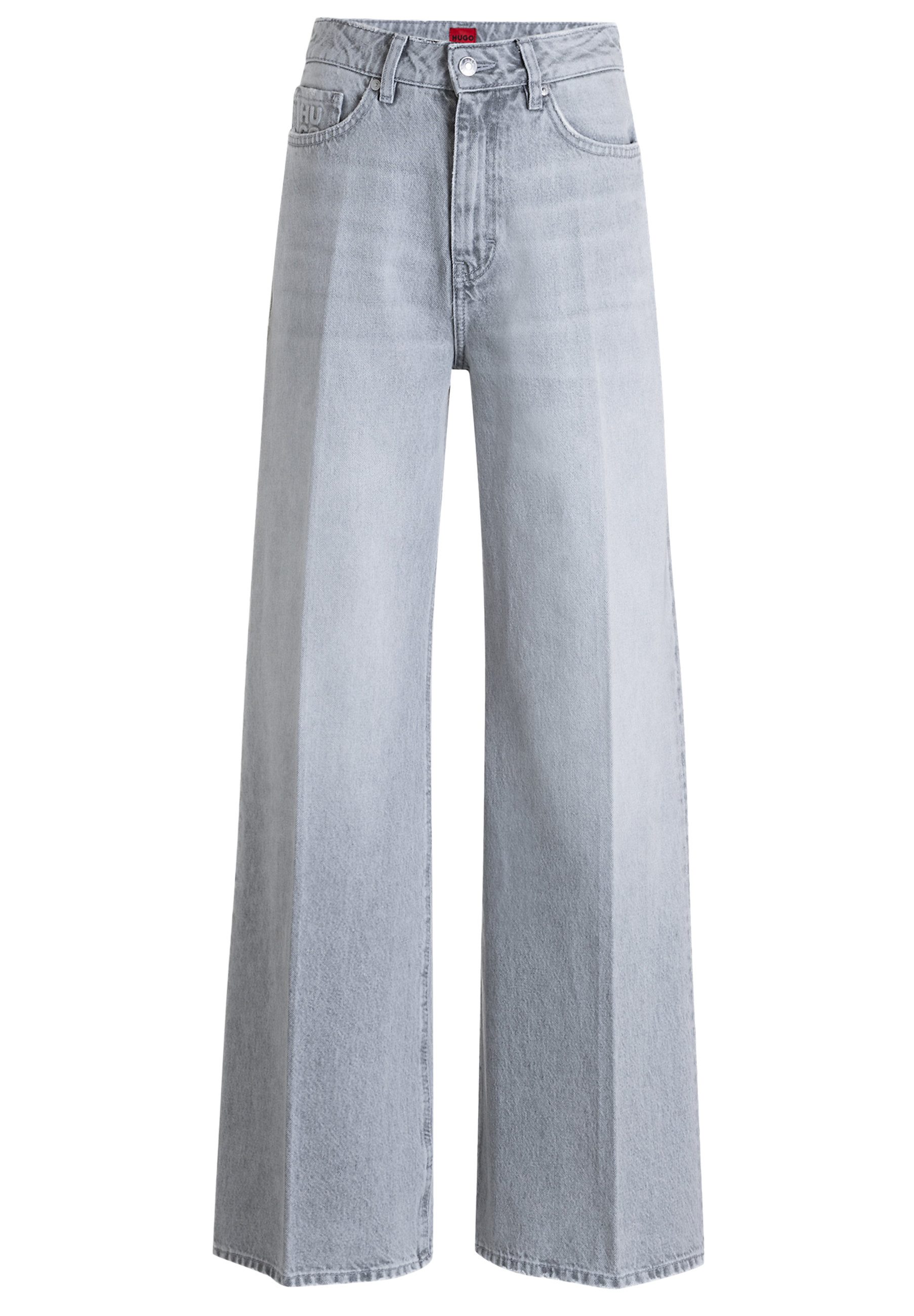 5-Pocket-Jeans mit Bügelfalten