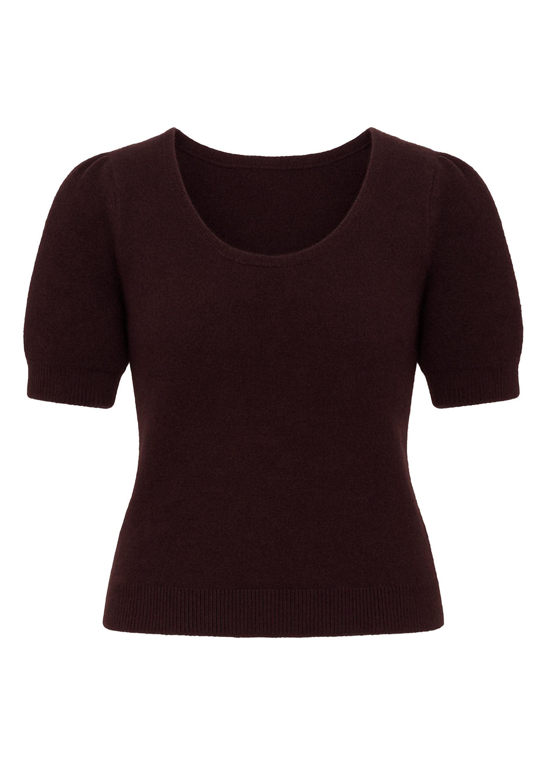SASSYCLASSY Stricktop Strickoberteil mit Puffärmeln für Damen Weiches Top m günstig online kaufen
