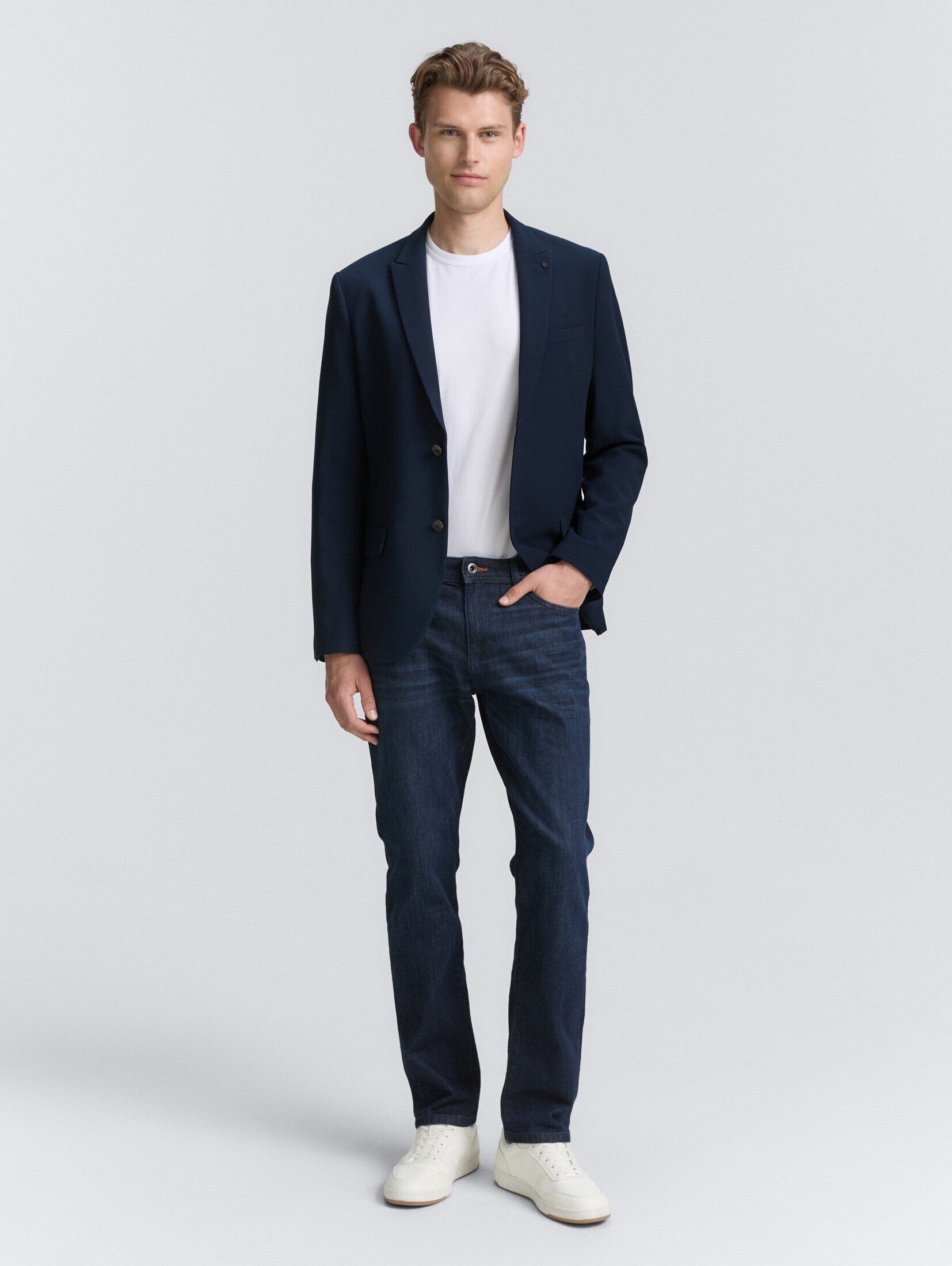 TOM TAILOR Sakko Blazer Regular Fit Sakko