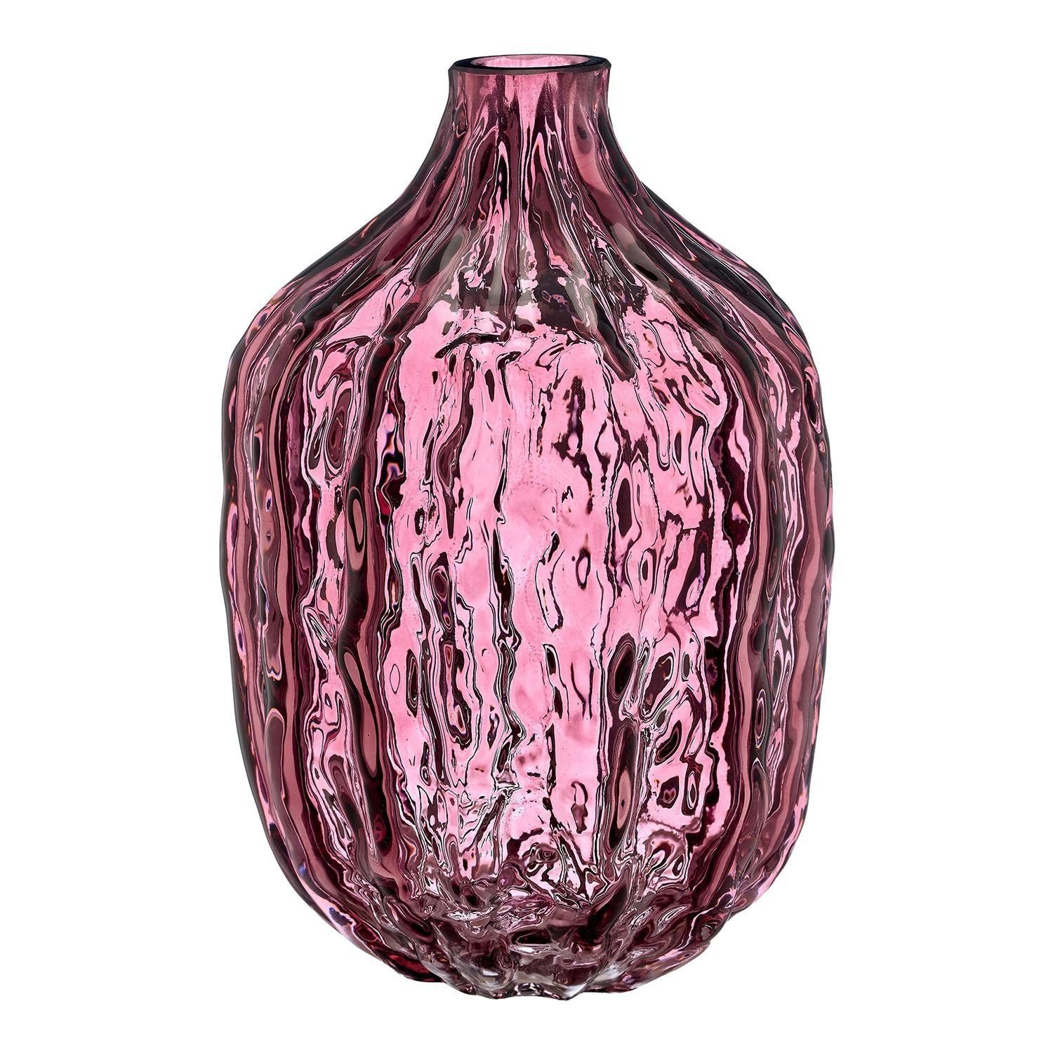 Gasper Dekovase AMTOR, Lila, Glas (1 St), Ø 13 x H 19 cm