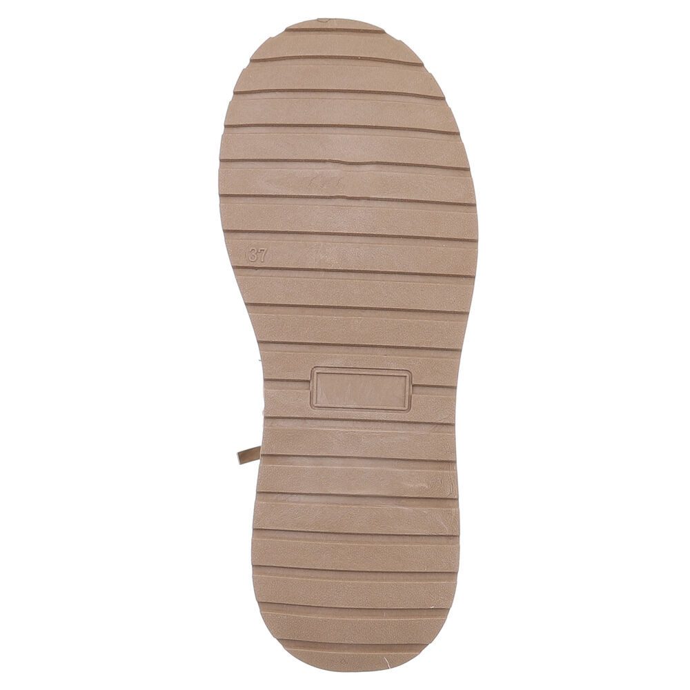 Ital-Design Modische Sneaker mit kuscheliger Fütterung für Damen Snowboots (90458025) Keilabsatz/Wedge Stiefeletten in Hellbraun