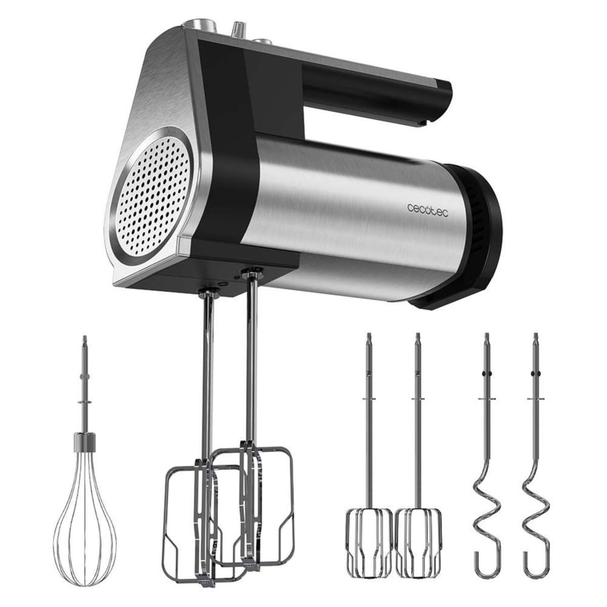 Cecotec Handmixer PowerTwist 500 Full Steel Handmixer