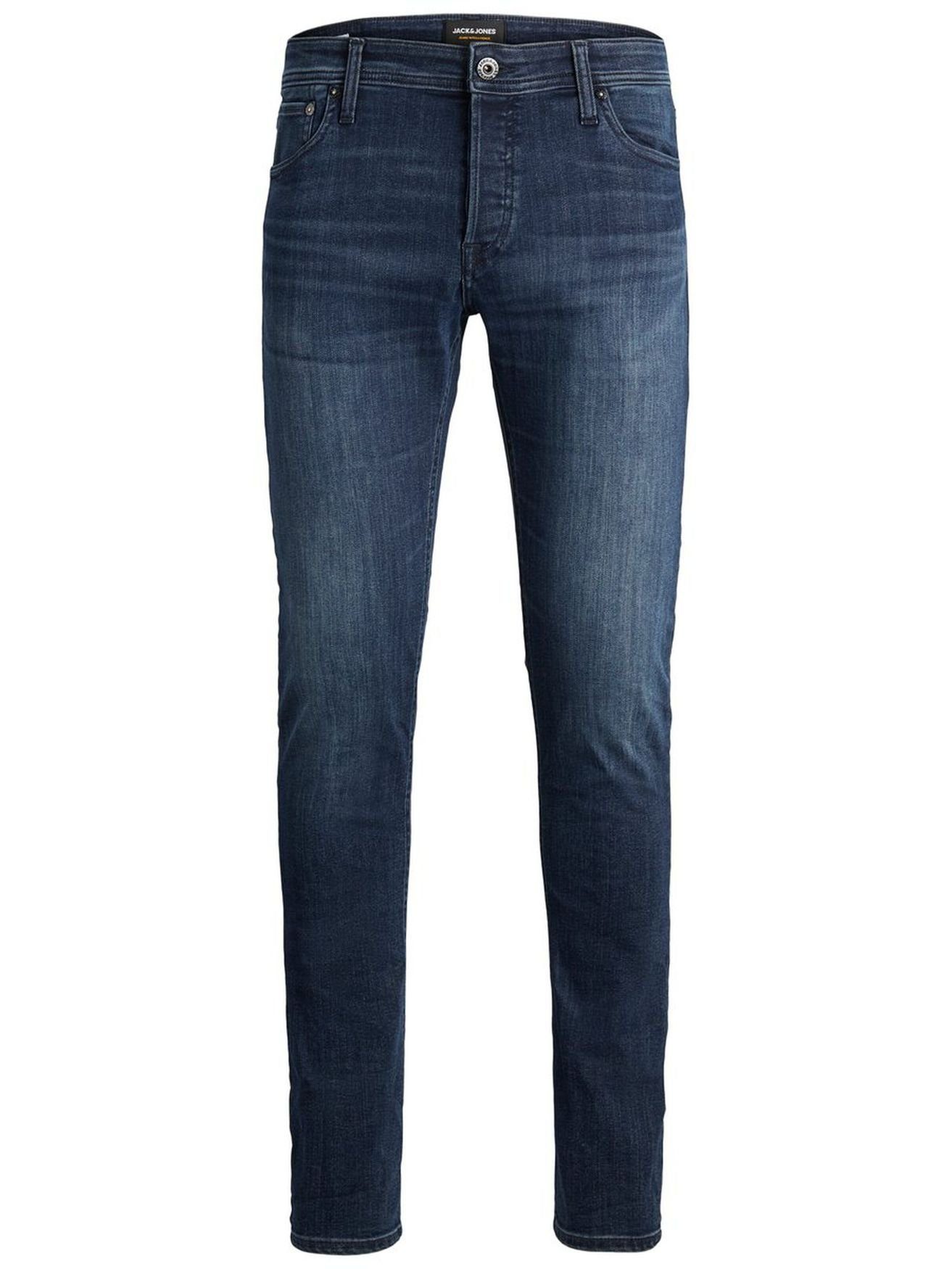 Jack & Jones Slim-fit-Jeans Jeans GLENN Skinny Tapered JJI GLENN ORIGINAL AM (1-tlg) 3465 in Dunkelblau