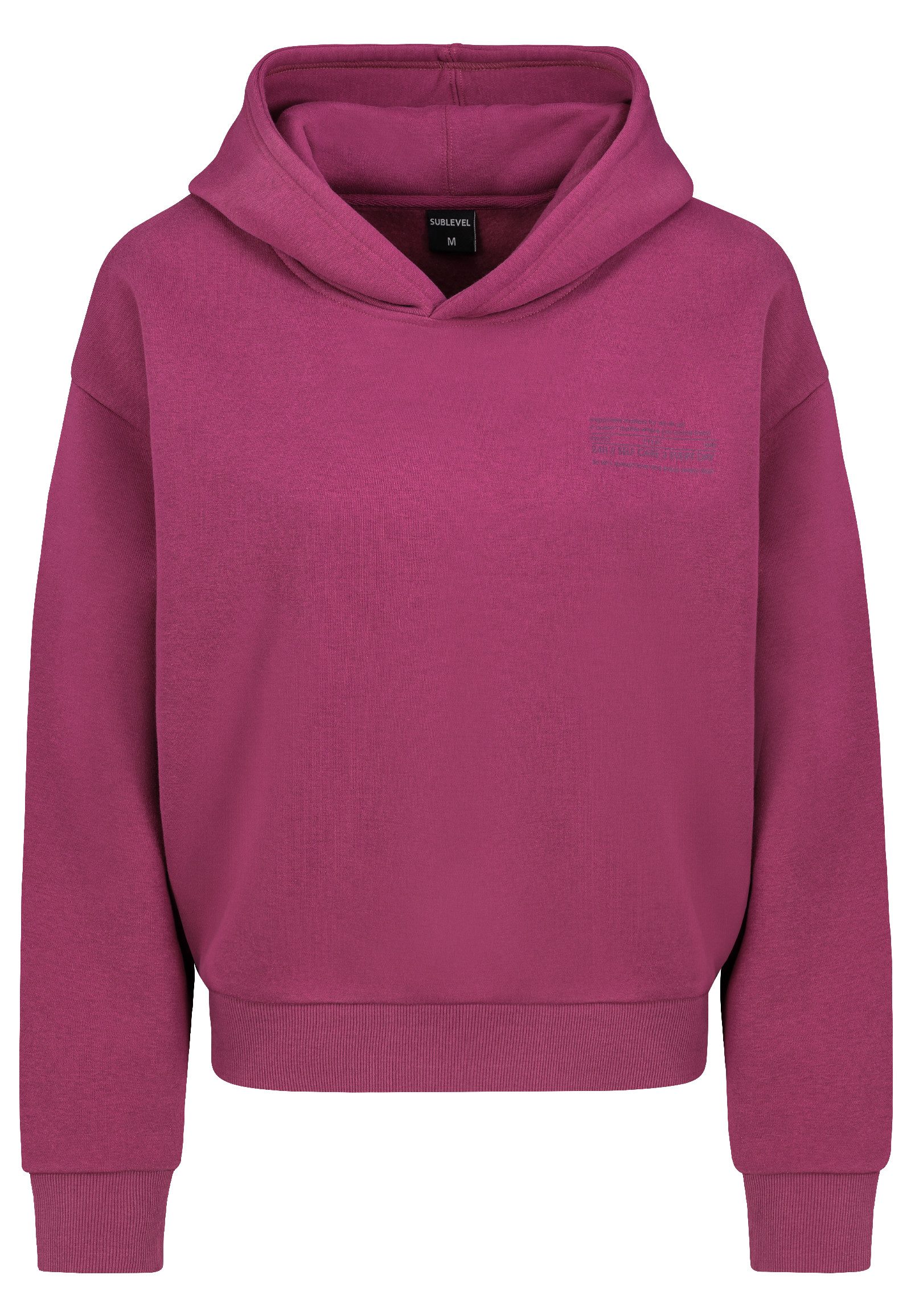 SUBLEVEL Hoodie Bequem mit Kapuze (1-tlg) D10600BI02420-Hoodie