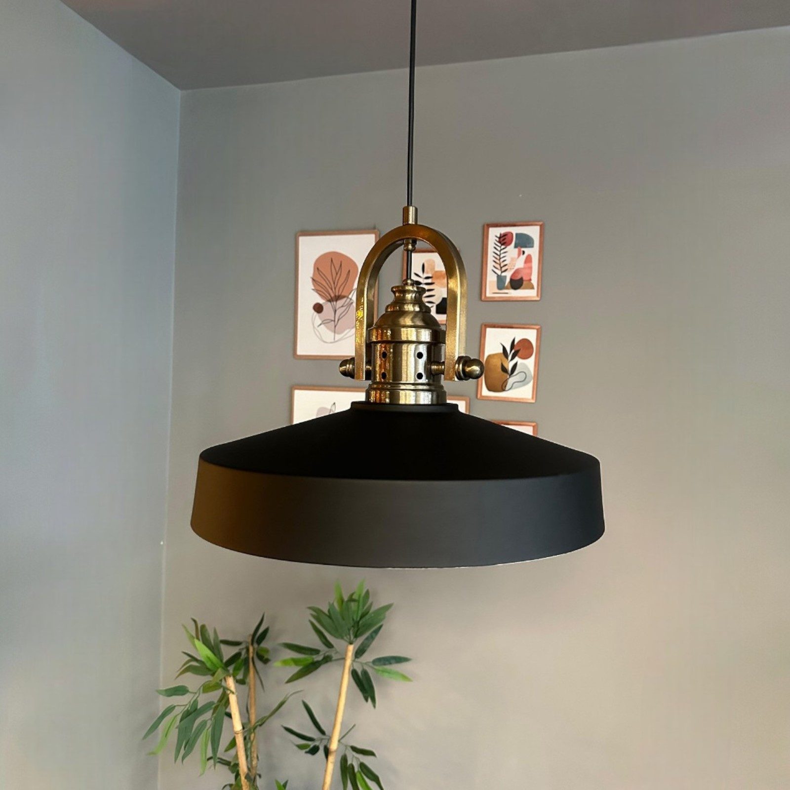 Bamyum Pendelleuchte Ace-Finke Vintage Pendelleuchte Industrial günstig online kaufen