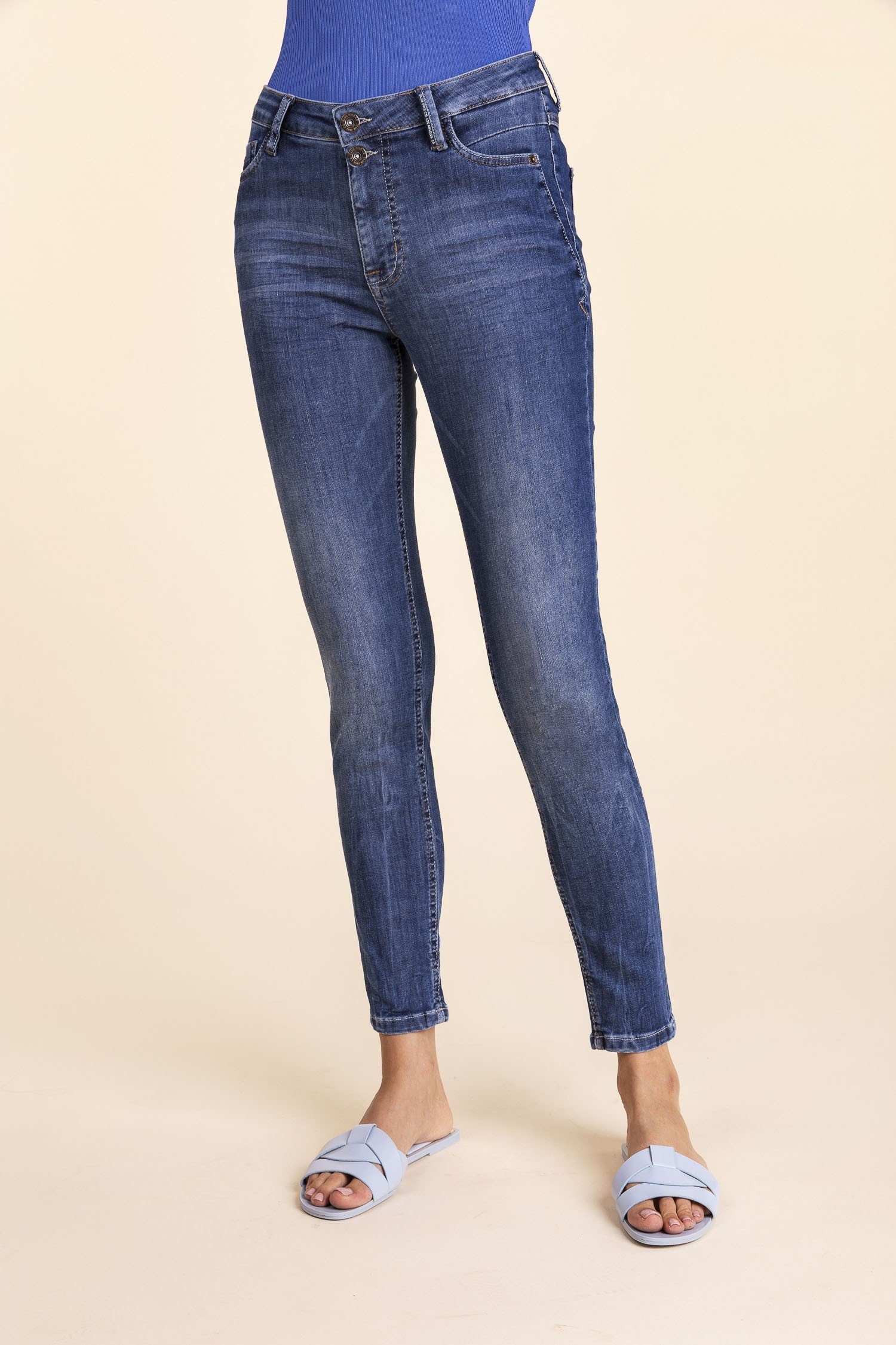 BLUE FIRE Stretch-Jeans BLUE FIRE LARA stone used 1136.242